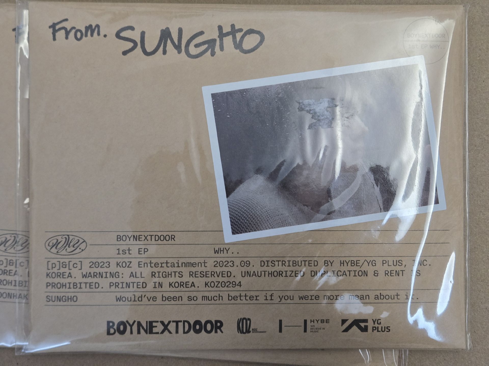 WHY 成淏單封空專