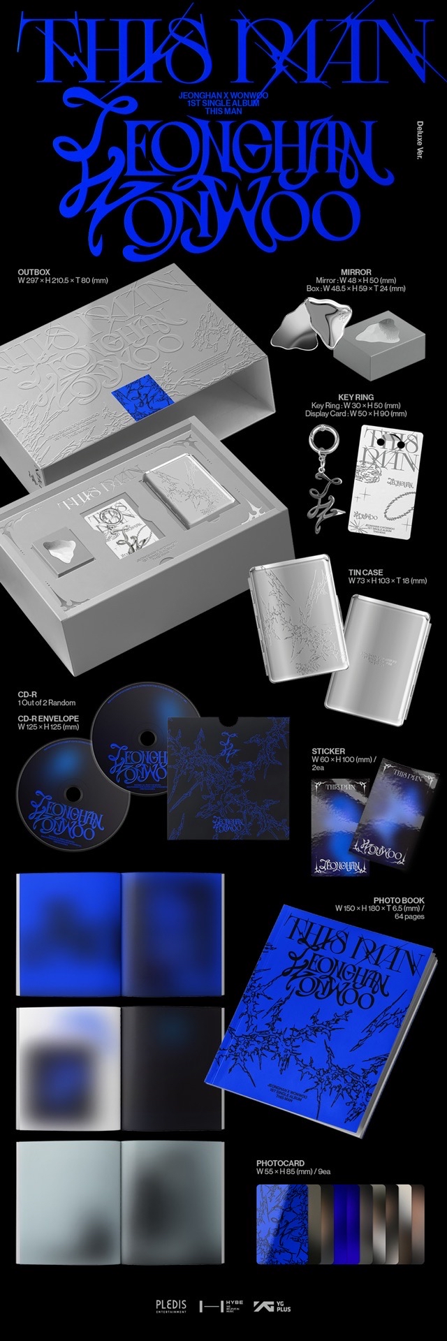 SEVENTEEN JEONGHAN X WONWOO This man 1st single album 豪華版