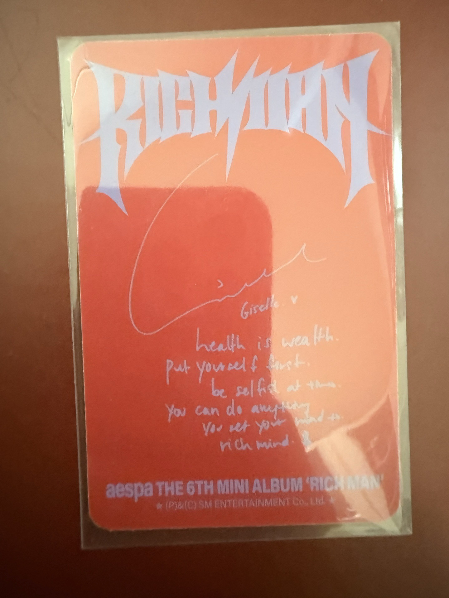 吉_Rich Man美版專卡