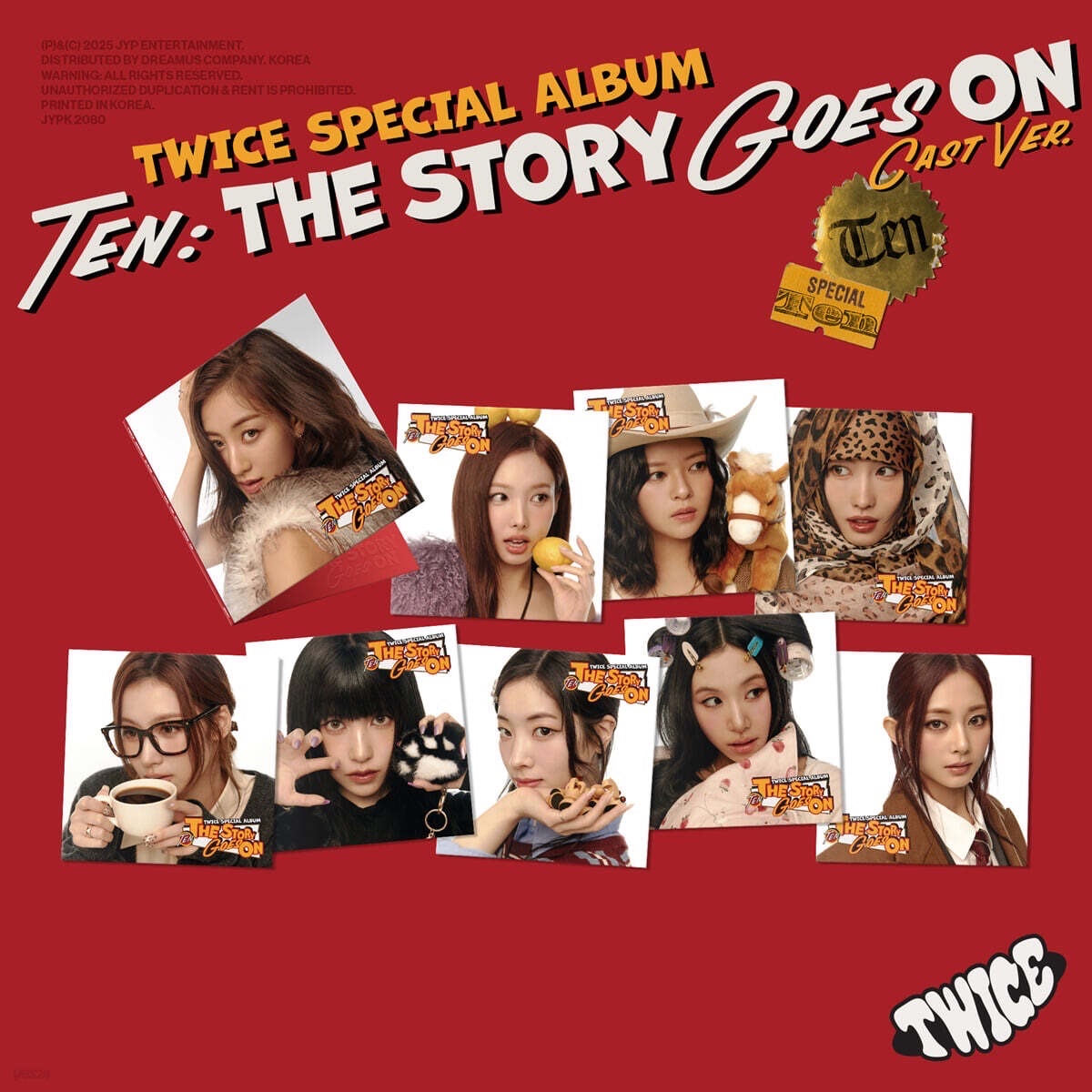 TWICE-十週年特別專 單封(含預購禮）