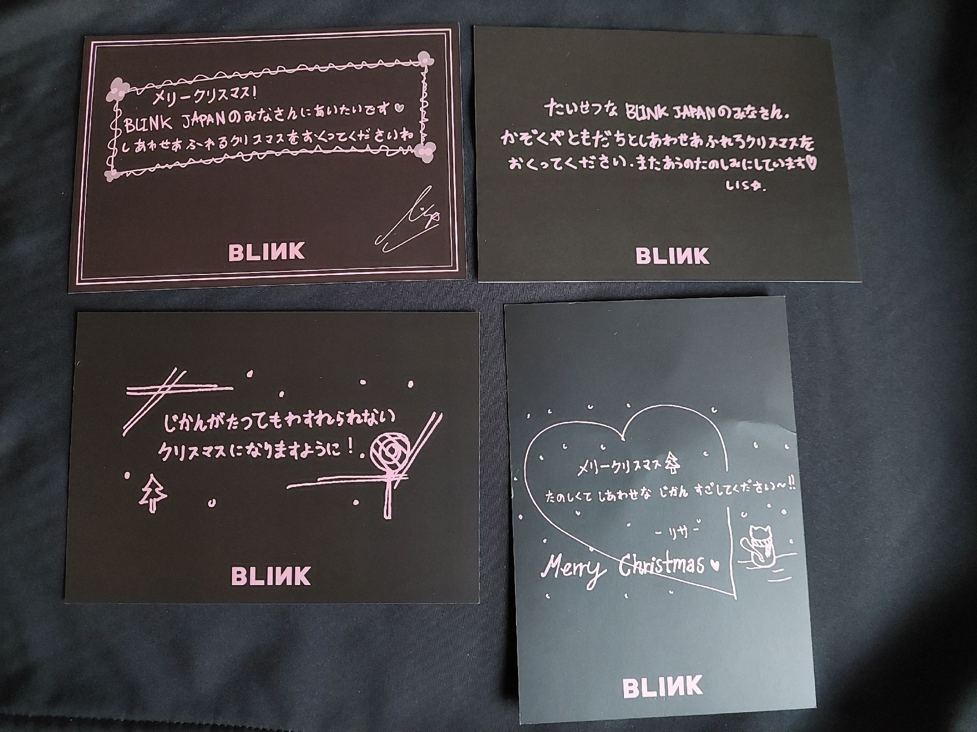 BLACKPINK Lisa日本官咖明信片