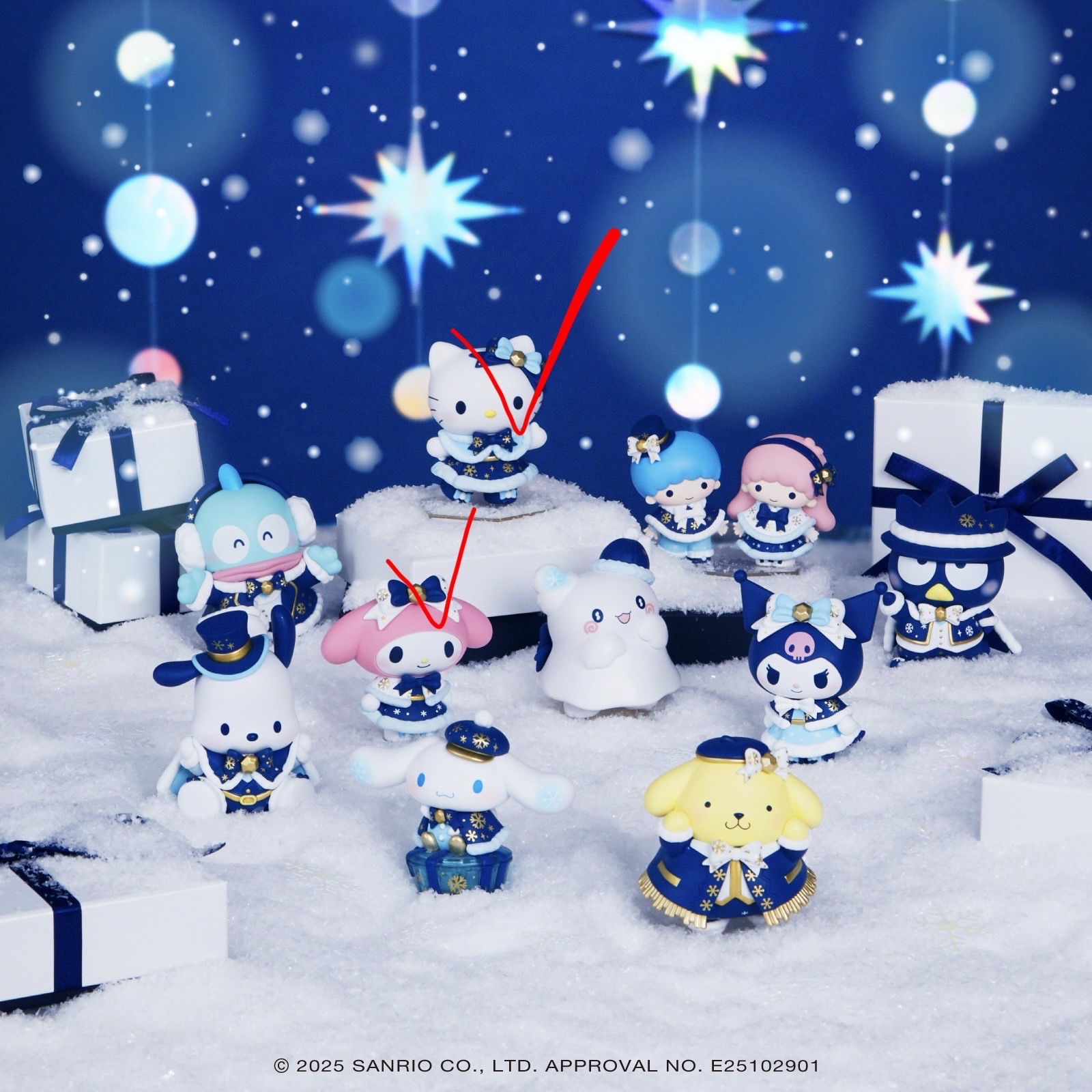 《三麗鷗Holiday Collection》A賞 kitty 美樂蒂