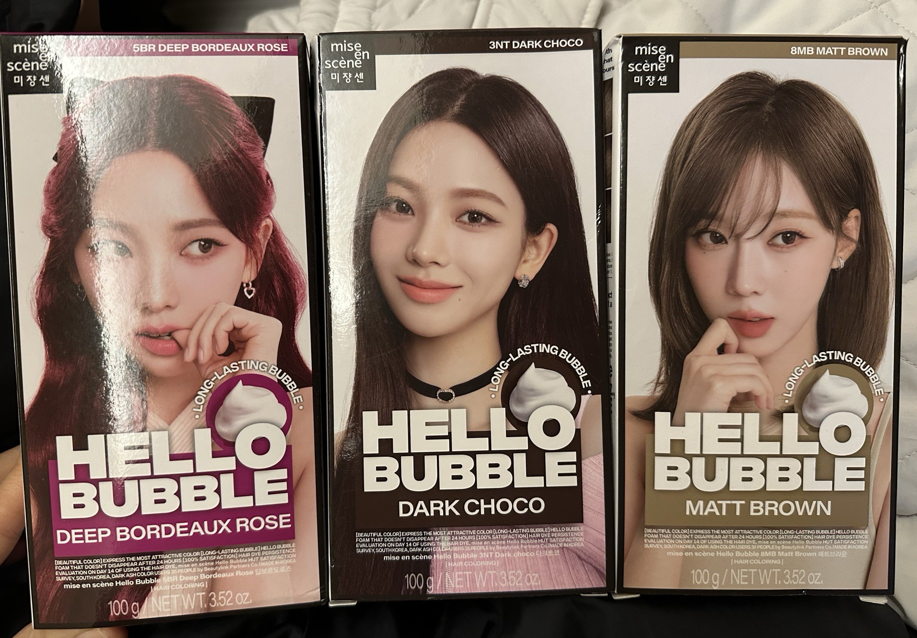 媚尚萱柚卡 泡泡染