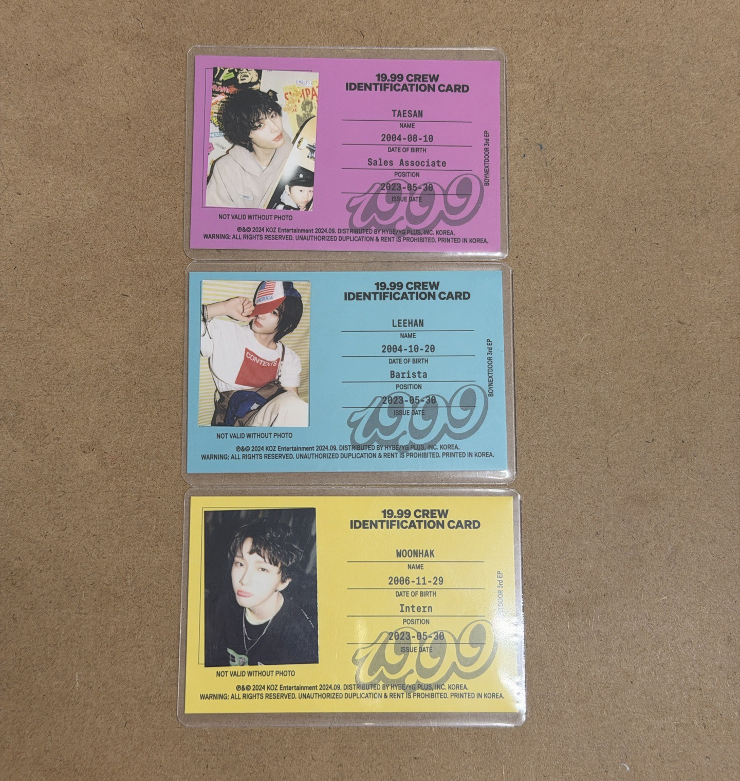 🚪BOYNEXTDOOR小卡們