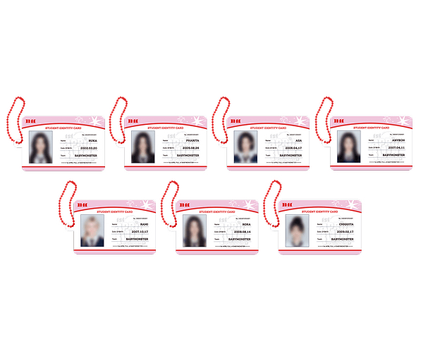 [1st Anniversary] 韓國週邊 一週年 校服ID卡吊飾