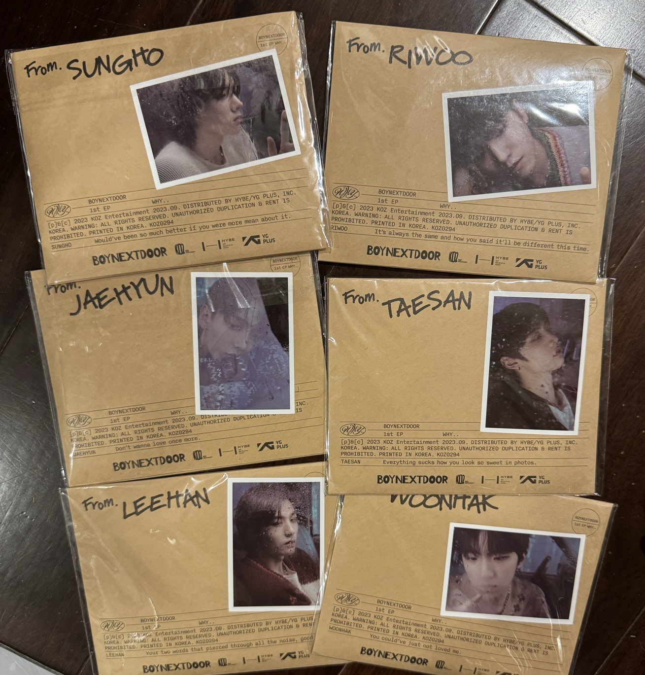 BOYNEXTDOOR why單封 空專