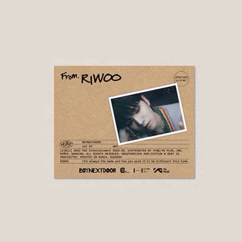 BOYNEXTDOOR Why... Riwoo封 空專