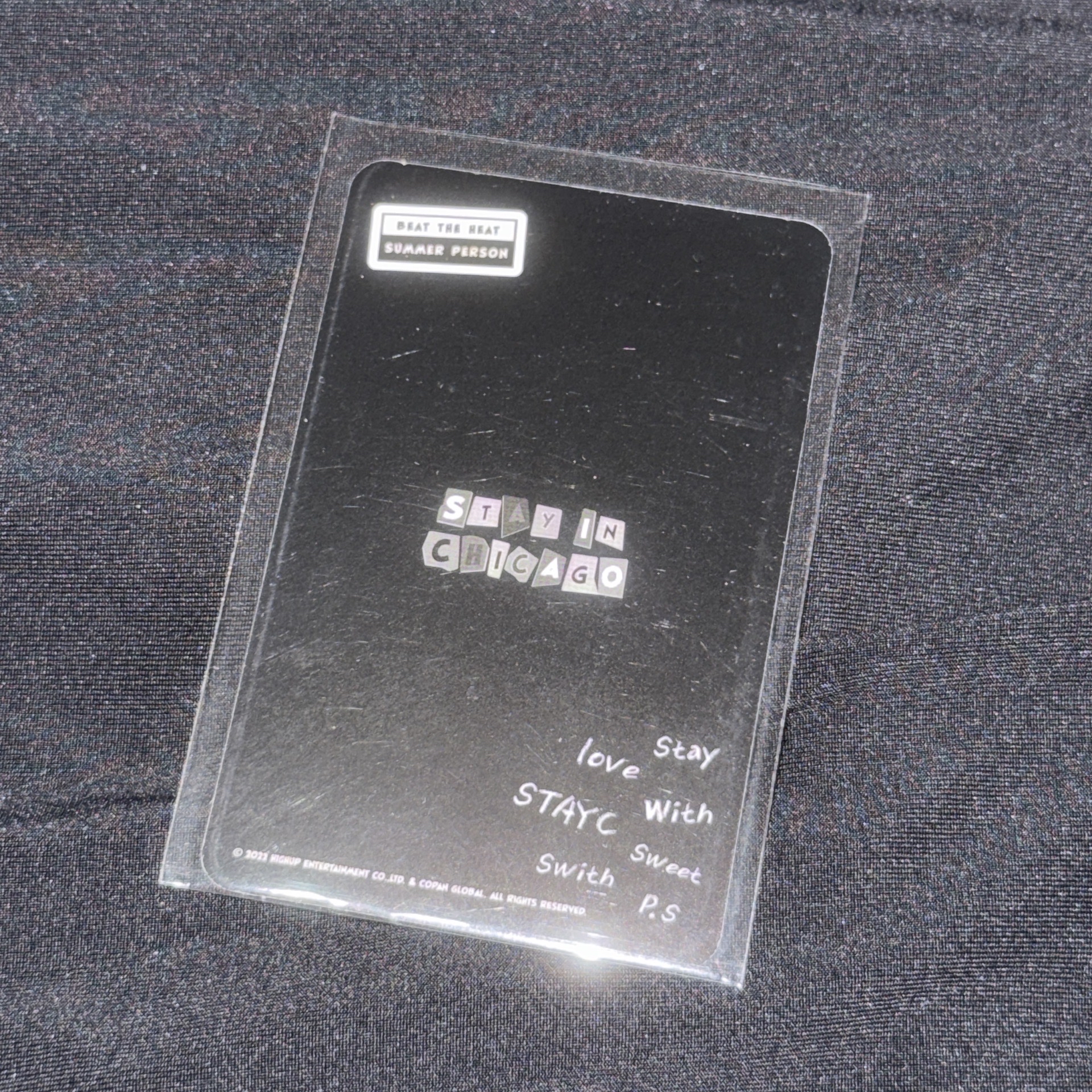 STAYC 芝加哥 快閃店 滿額卡