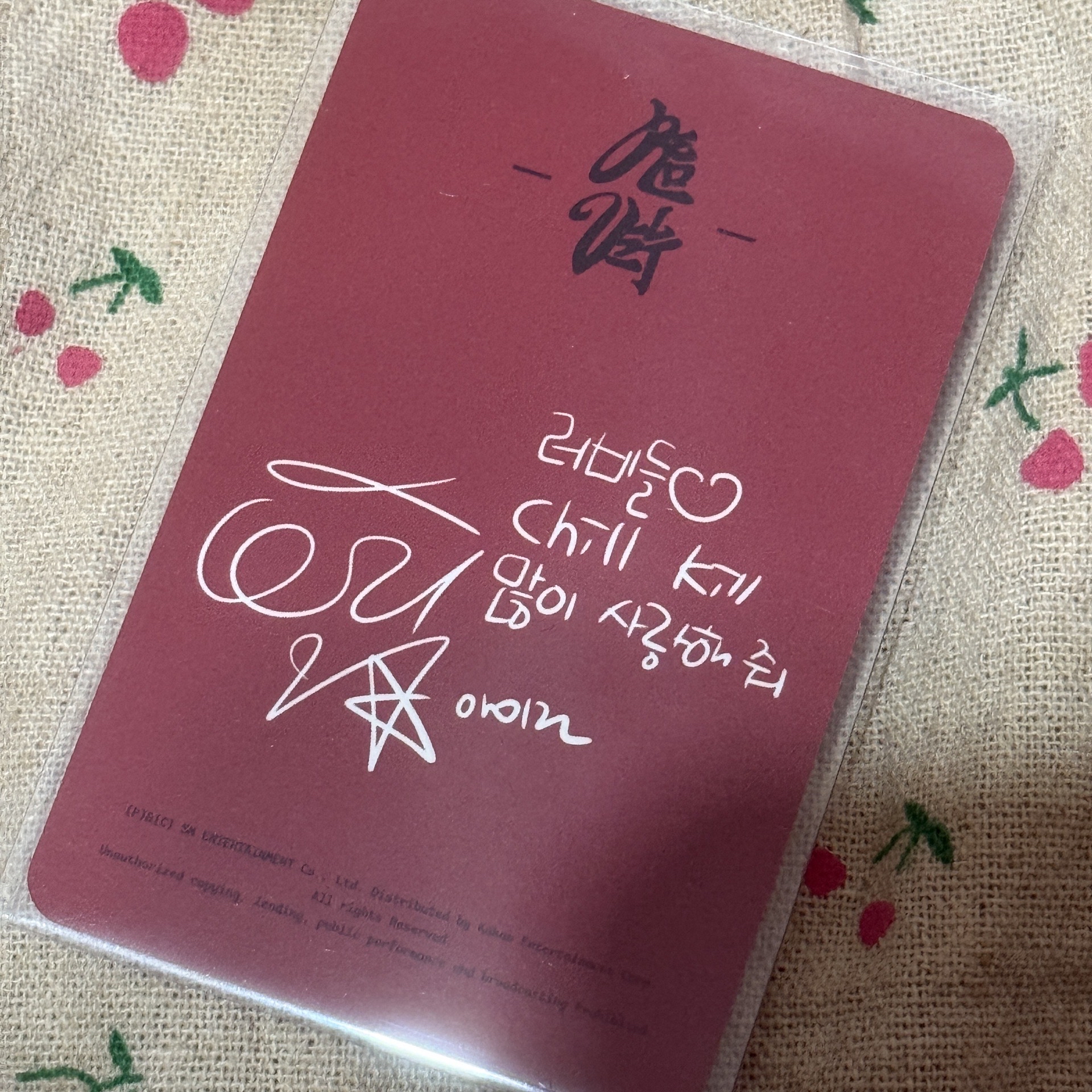 RV CHILL KILL BAG VER IRENE 專輯卡