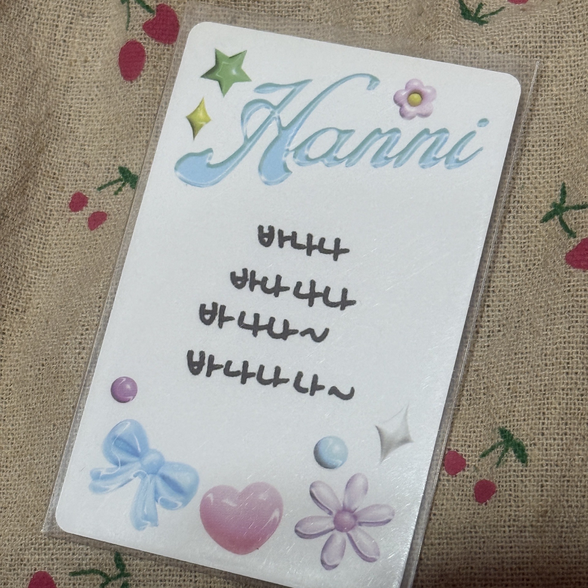 NewJeans Get Up 專輯卡 Hanni