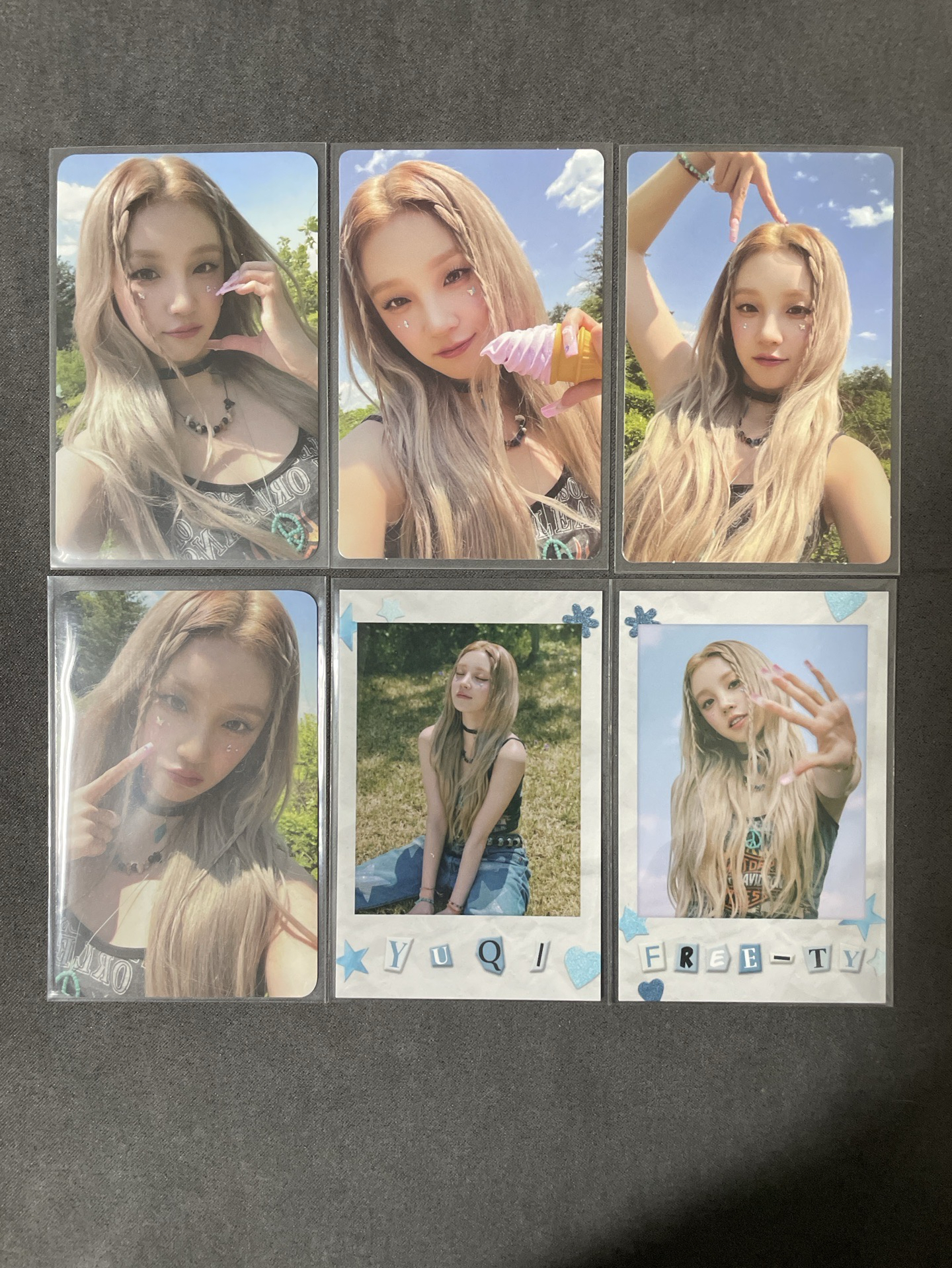 標價一起出 Gidle 演唱會周邊小卡 雨琦