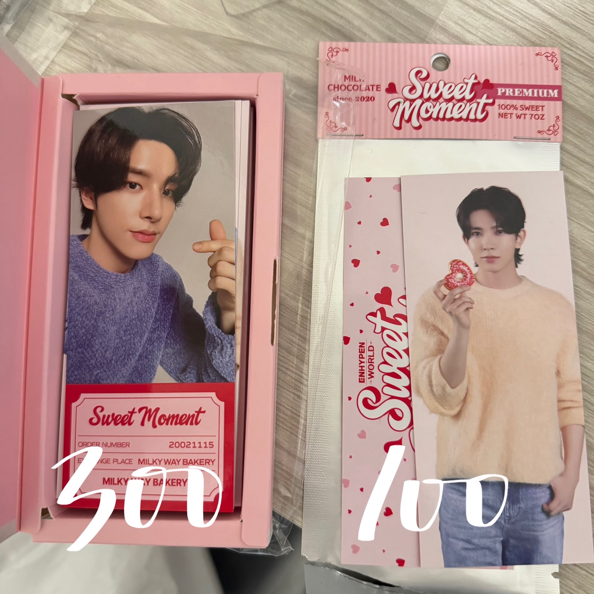 enhypen遊戲票根 序號皆是未掃