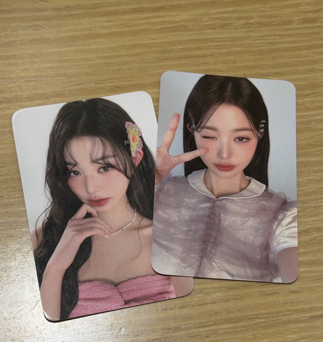 員瑛 amuse 代言卡 兩張不拆