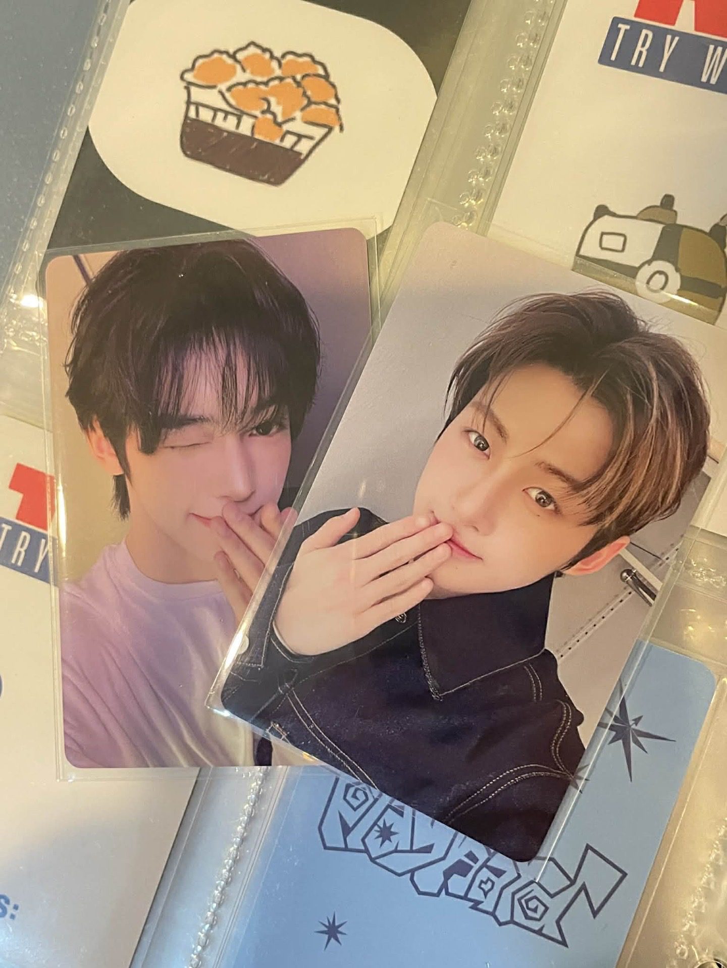 韓振 志薰 TRY WITH US yzy 北京線下2.0 簽售卡 