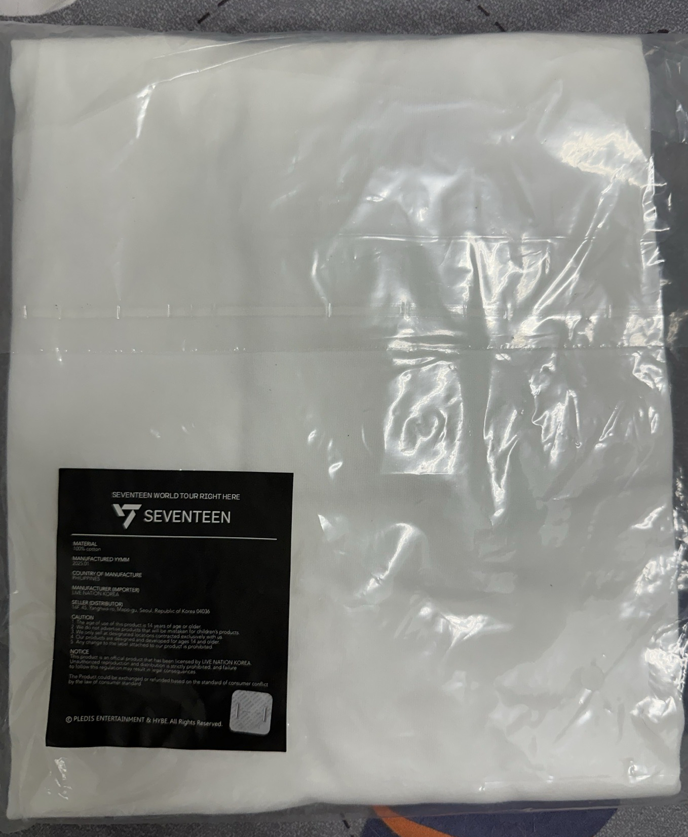 SVT RIGHT HERE曼谷限定白T