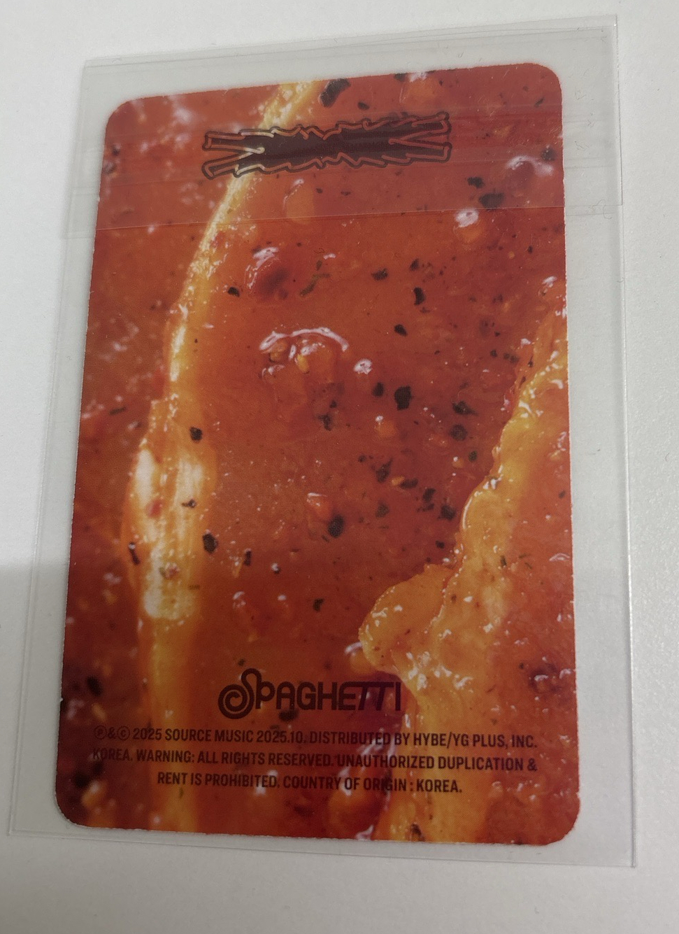 spaghetti 小櫻花（這張卡非常好看）