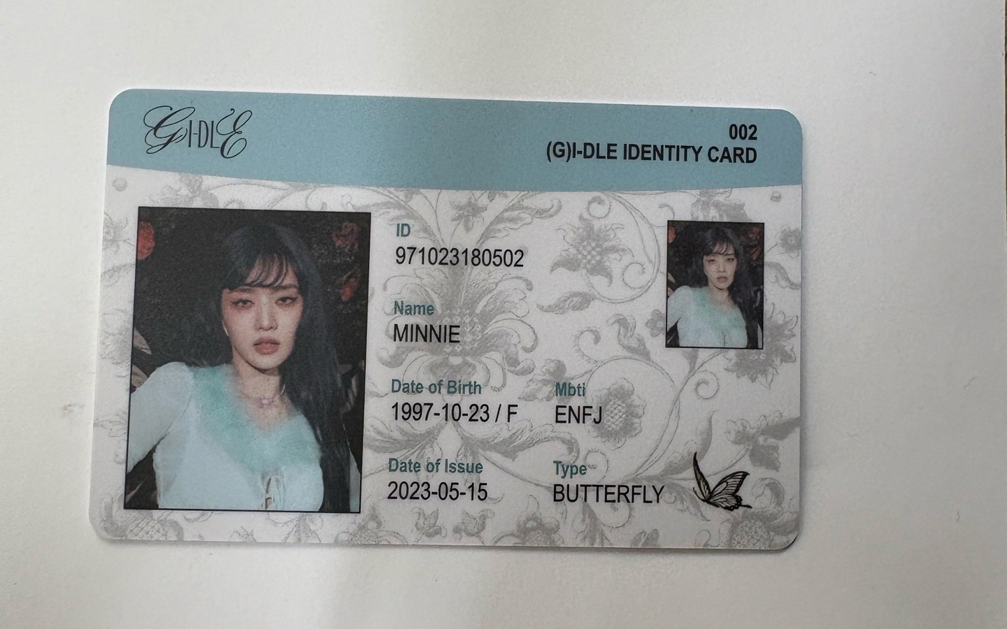 I feel 米妮 ID卡