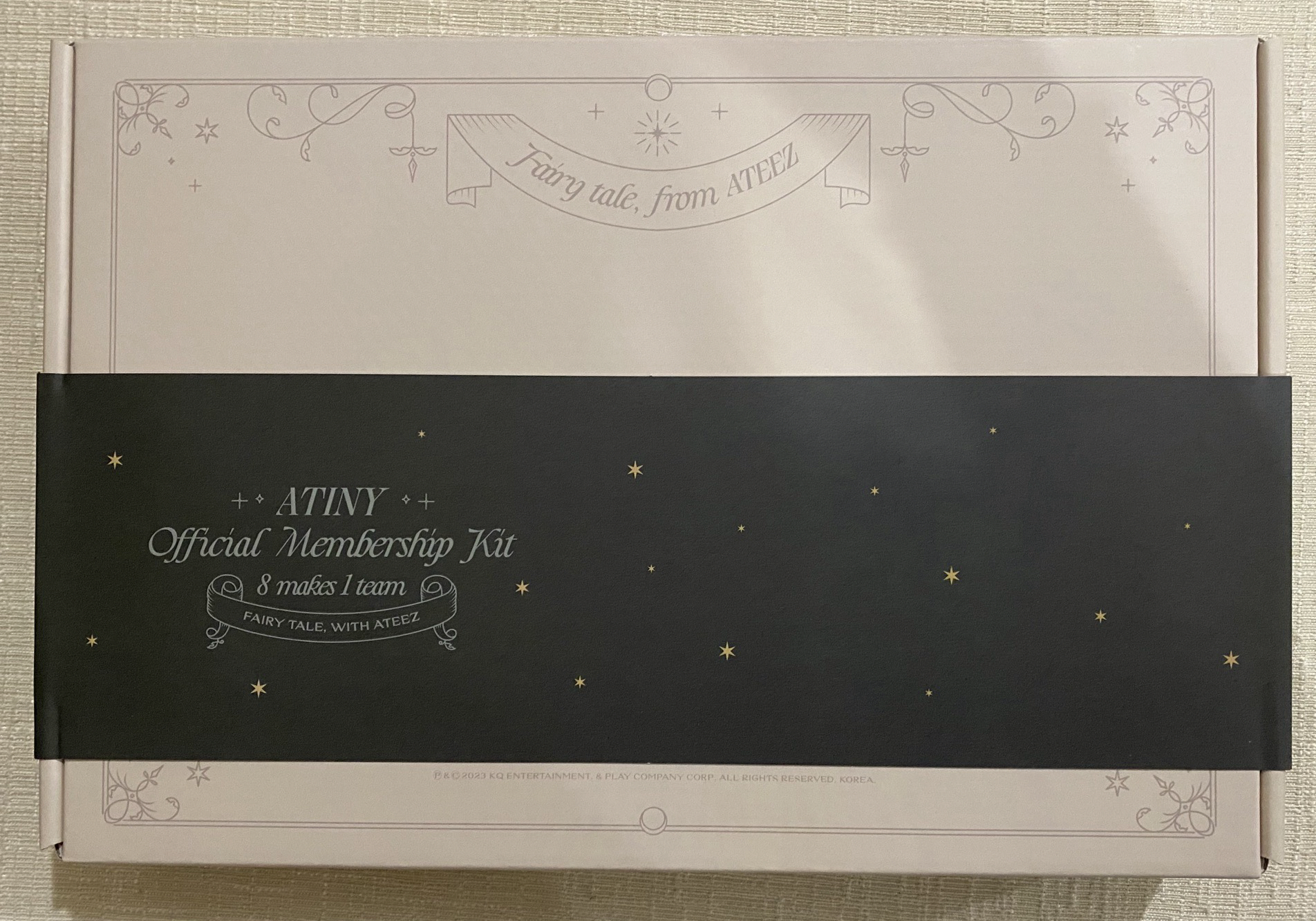 Ateez 4期會員禮/報紙