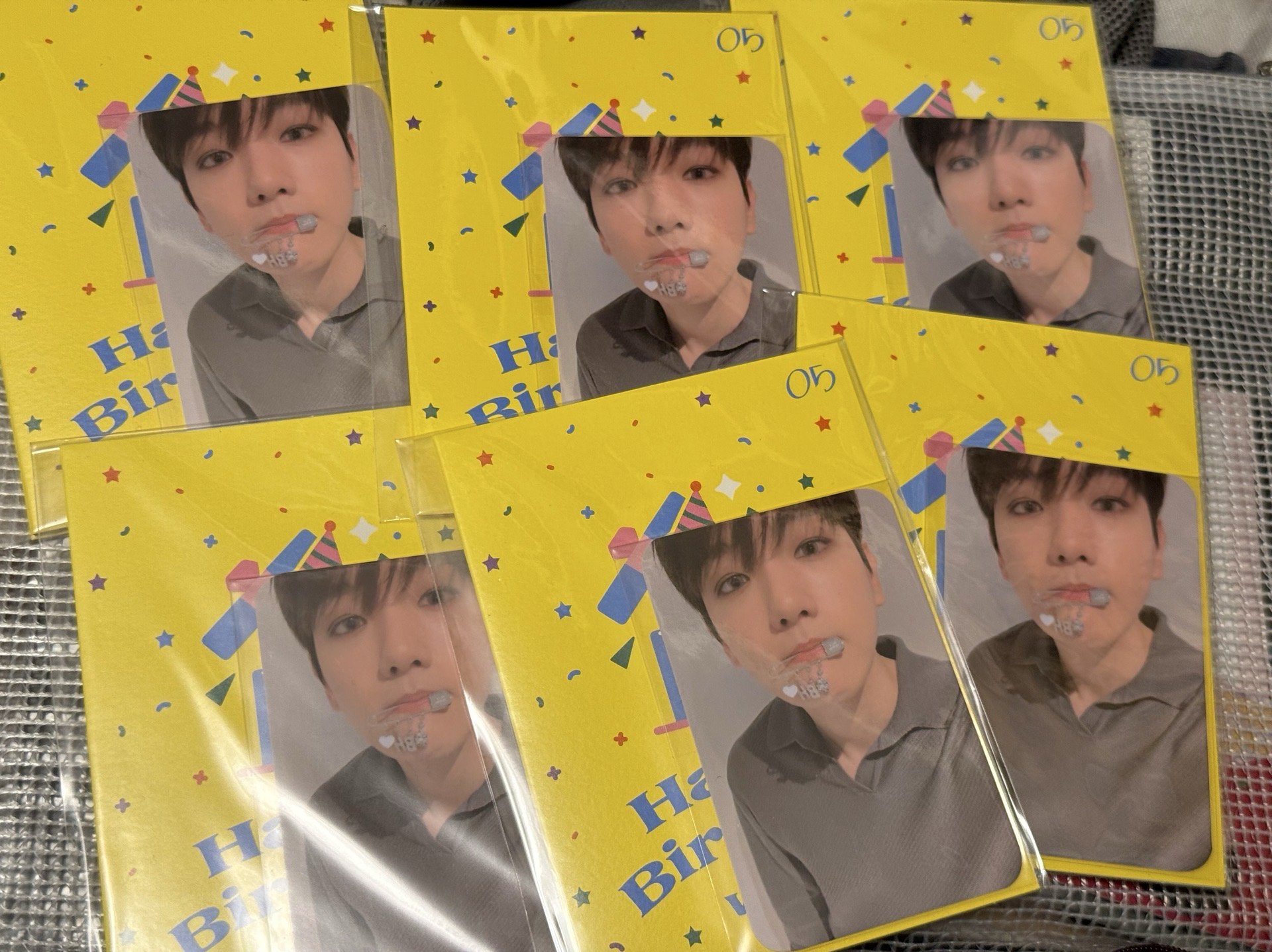 現貨 全新未拆 邊伯賢生日小卡組