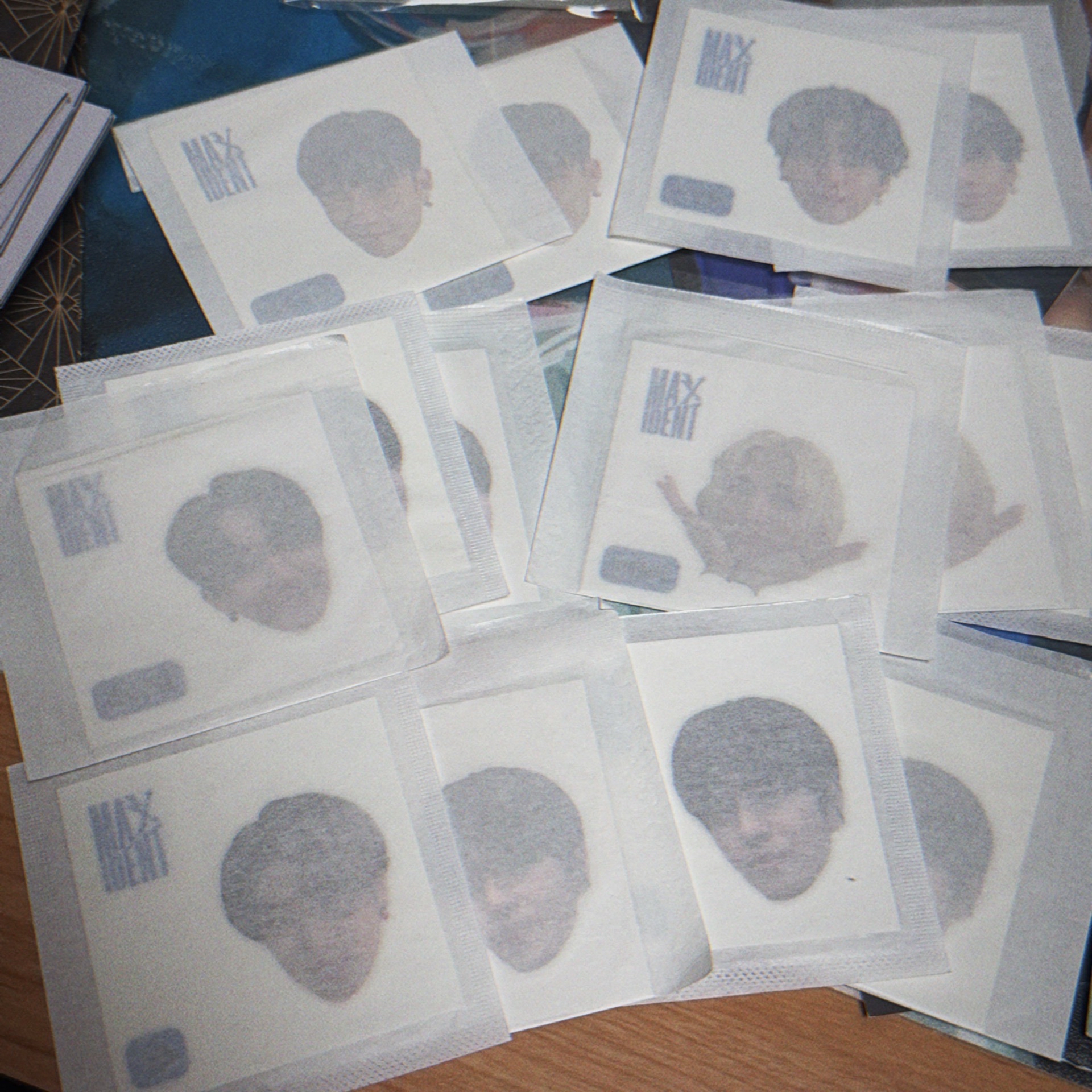 MAX 預售禮情書 拍立得 貼紙 折疊海報