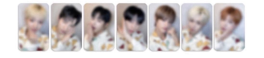 NEXZ數星星簽售卡   單卡一套7張