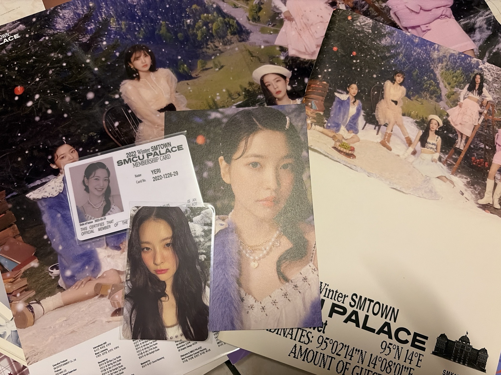 22年smcu 冬專全專 🐻卡椰id卡明信片+joy海報+團海報