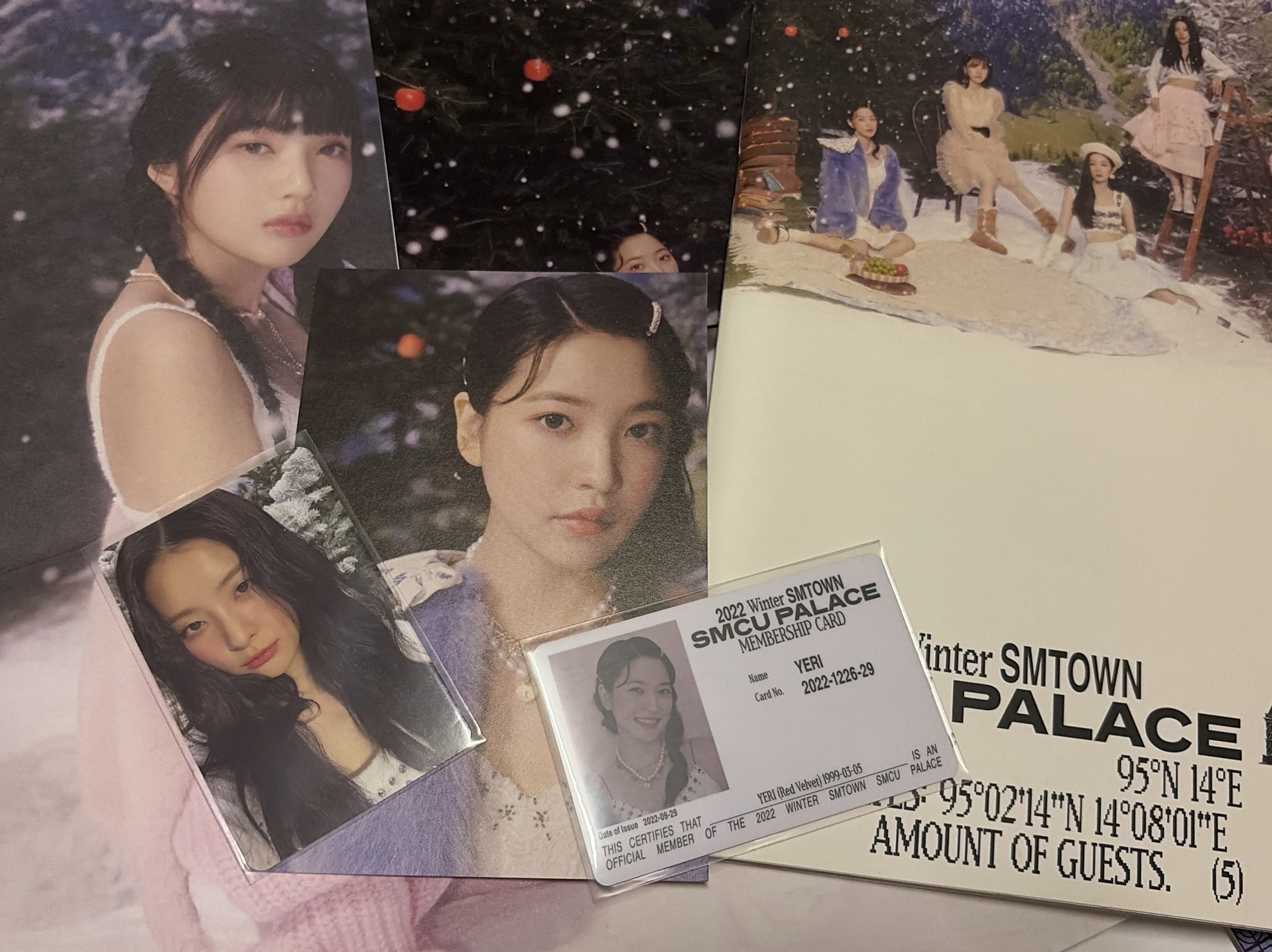 22年smcu 冬專全專 🐻卡椰id卡明信片+joy海報+團海報