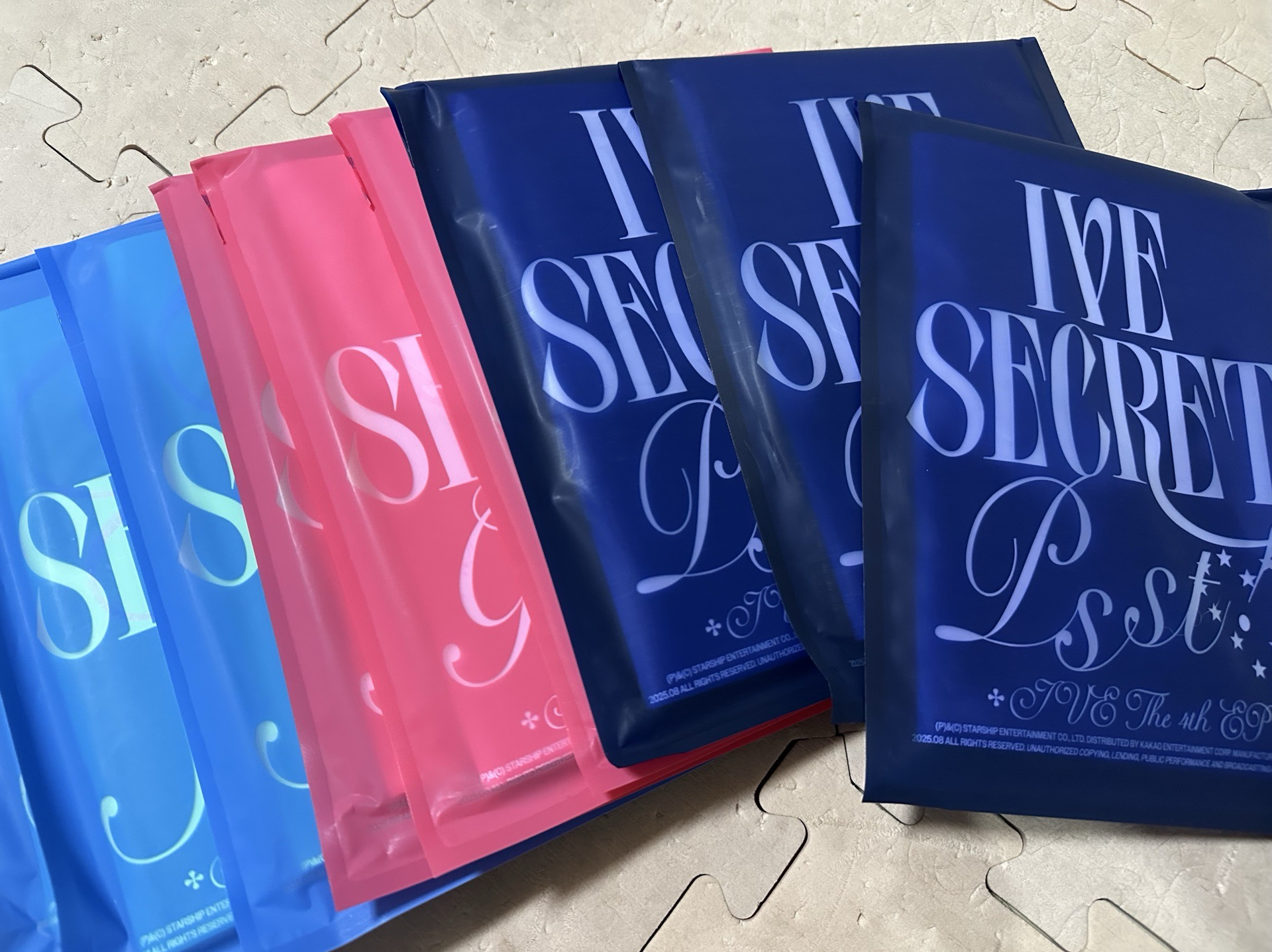 IVE secret 三版一套