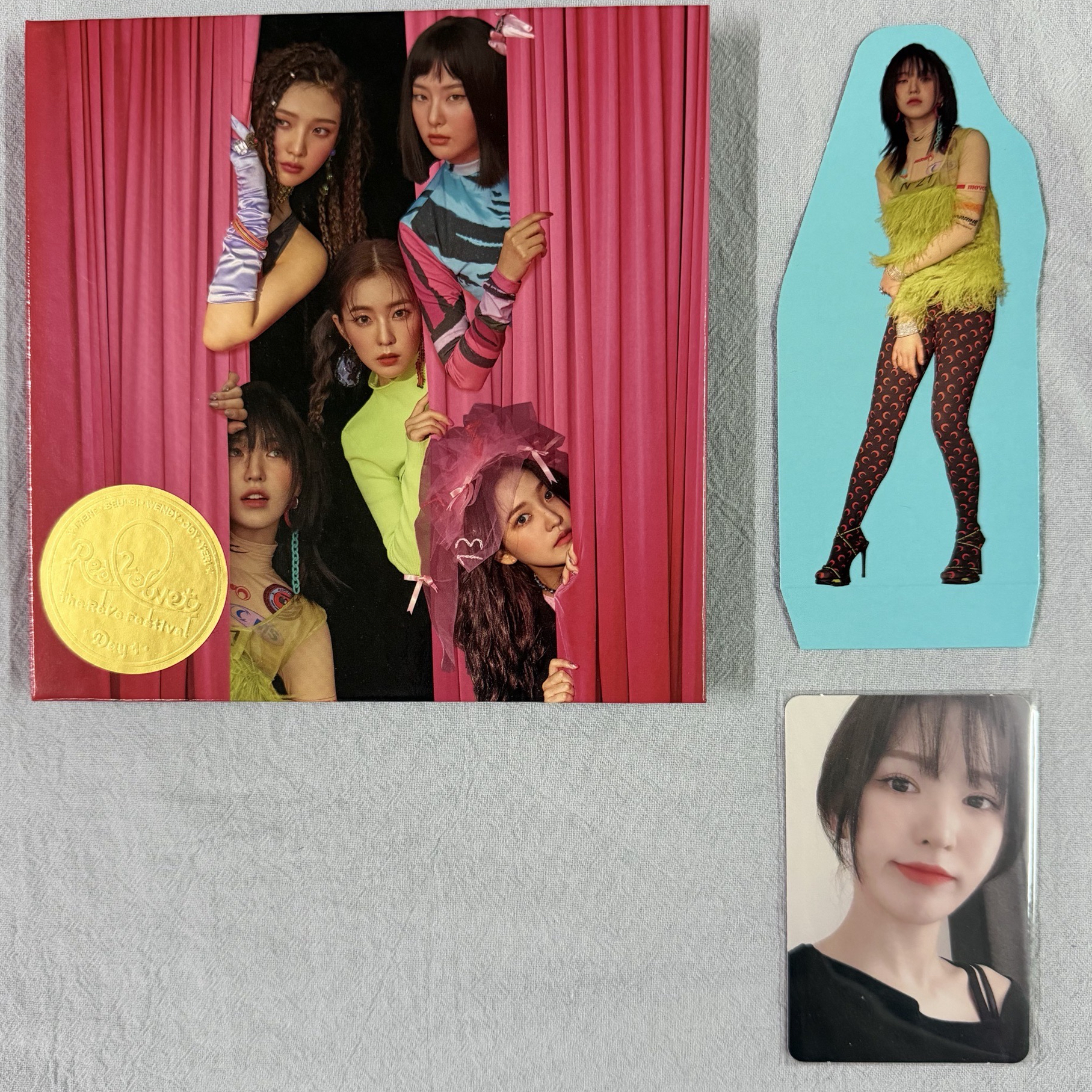 Red Velvet THE REVE FESTIVAL DAY1 GUIDE BOOK版 Wendy 專輯 小卡