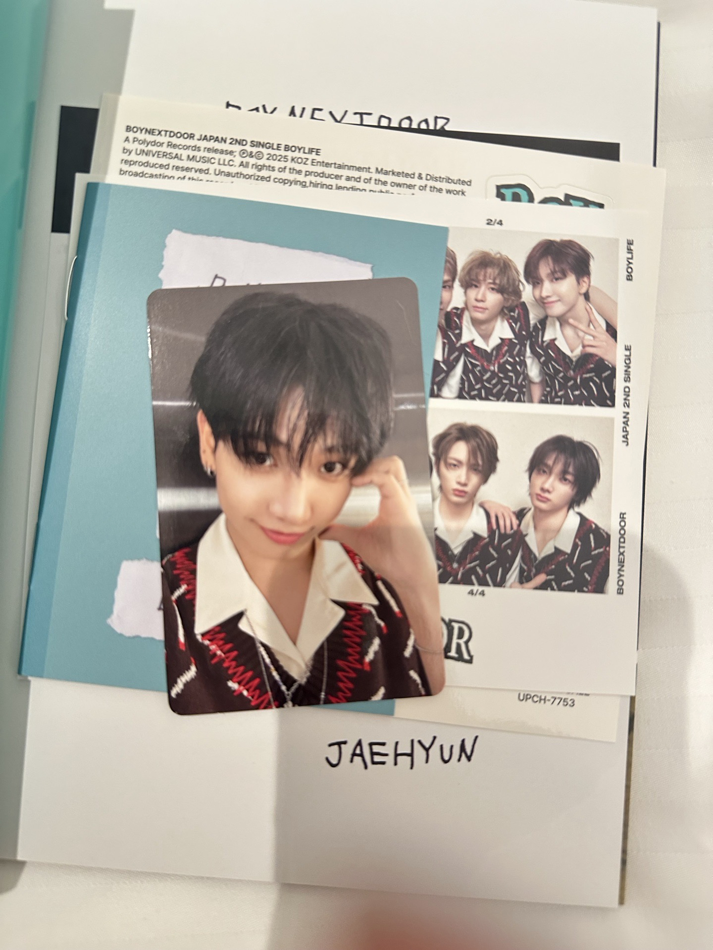 BOYNEXTDOOR BOYLIFE 初回限定A 初回限定B