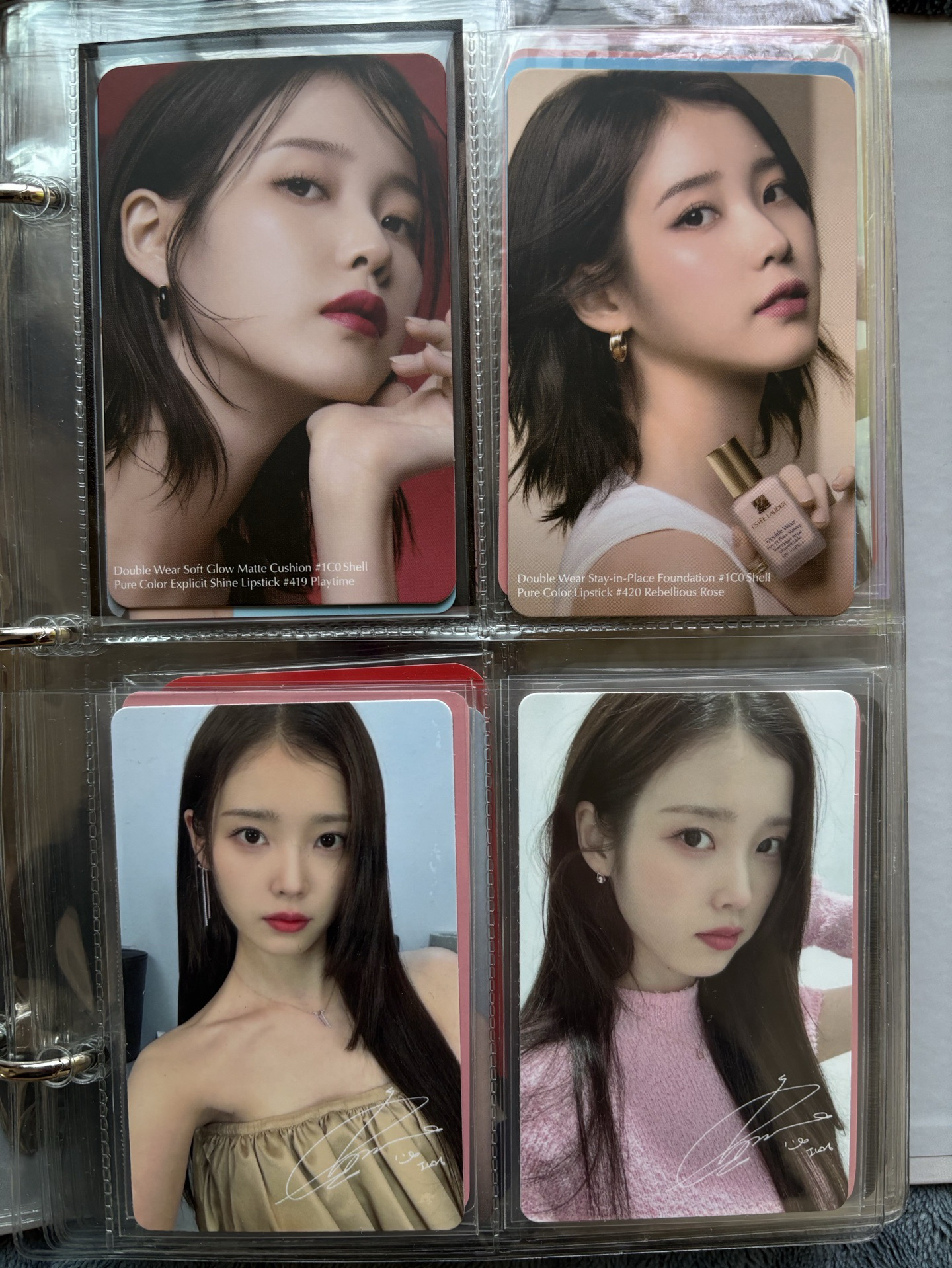 IU Jestina 代言小卡組 +雅詩蘭黛組