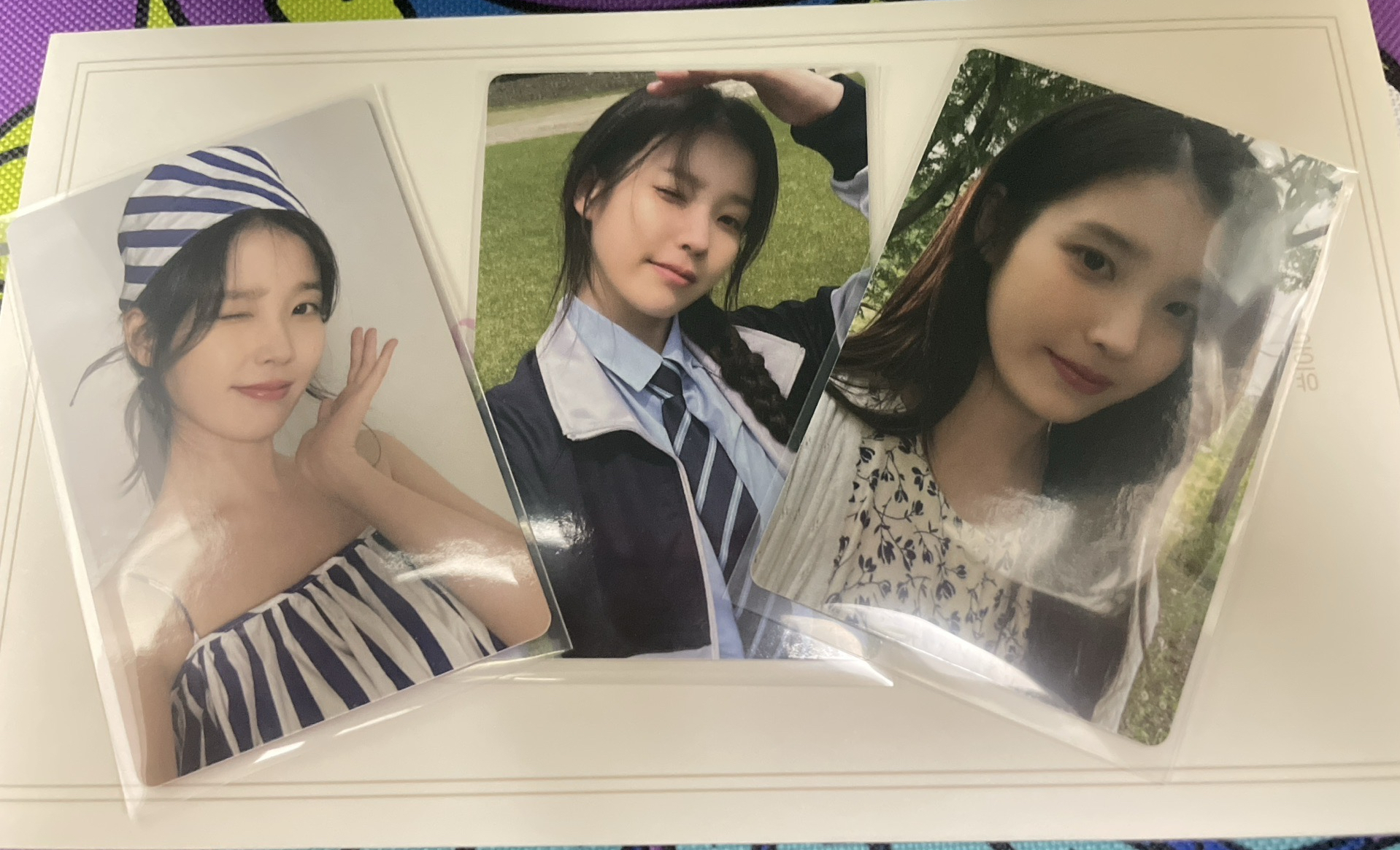 IU 花書籤 cdp ver 專輯卡