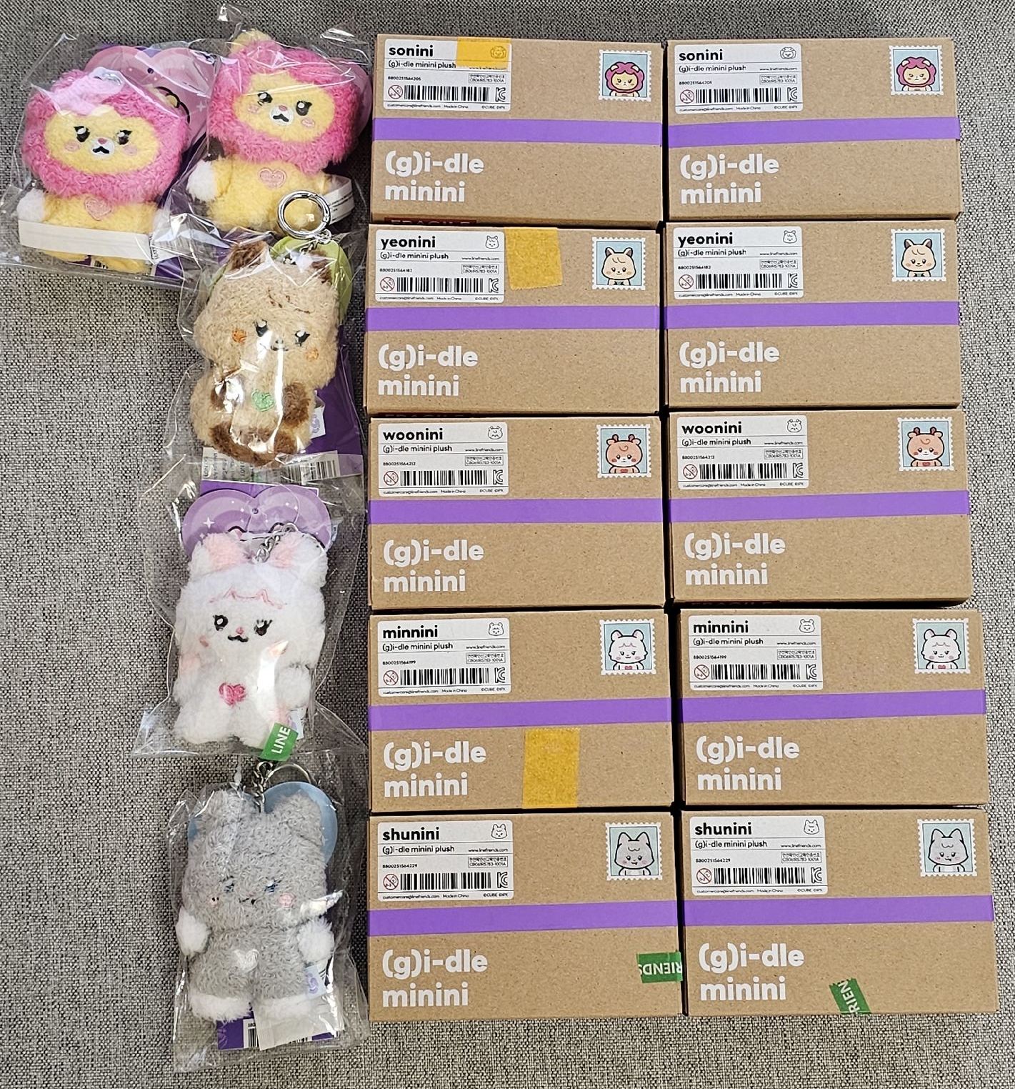 [ i-dle* ] 迷7快閃店 中國二販返場盒娃吊飾