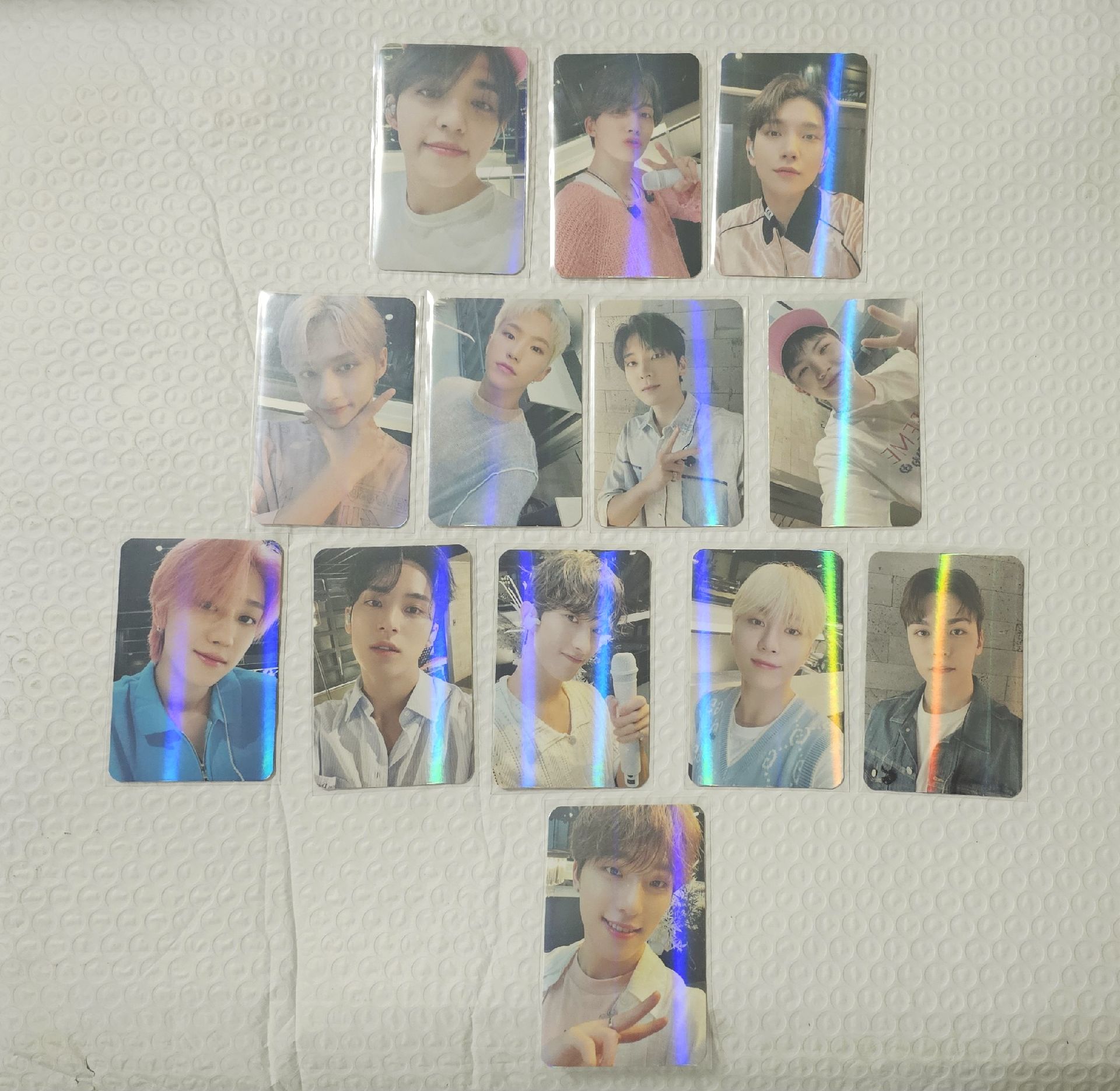 seventeen 台灣簽售卡 閃卡 中文卡背