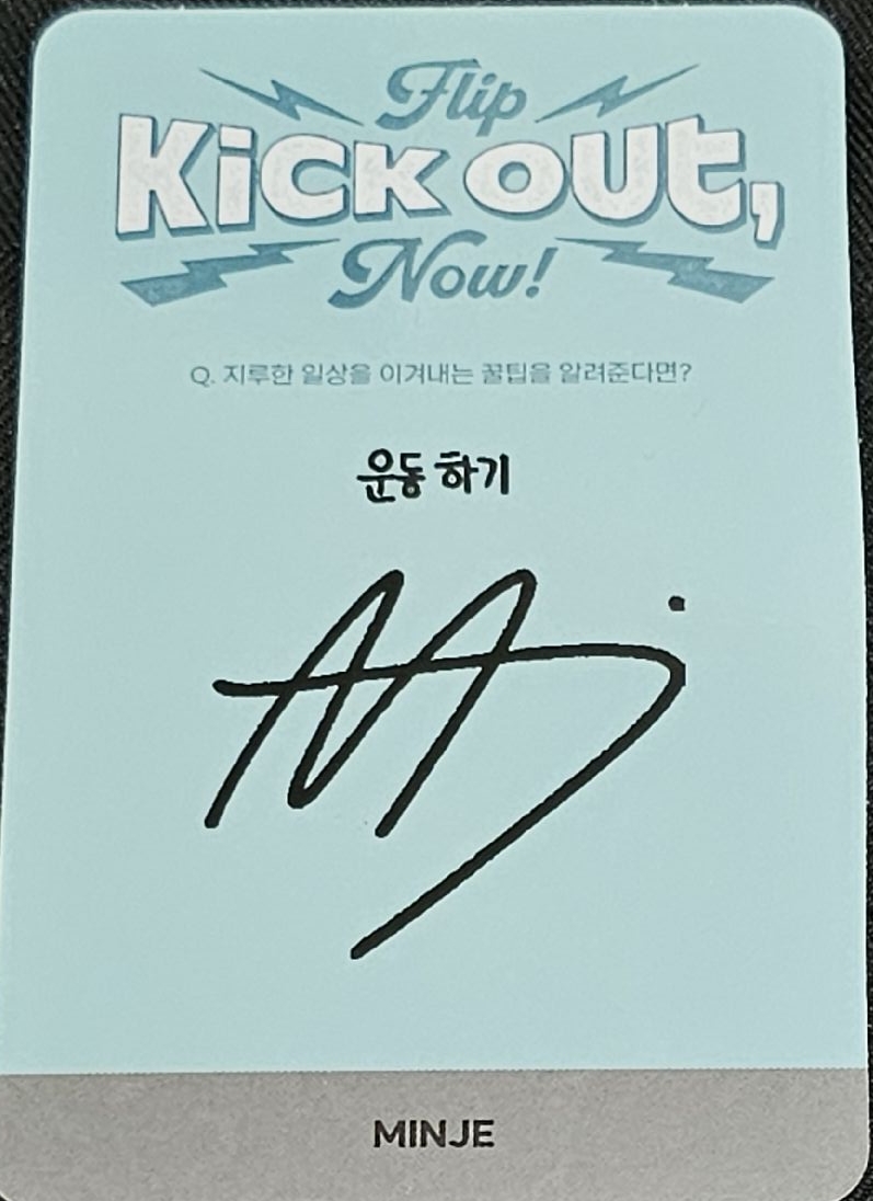 KickFlip 成員  崔旻帝 (Minje / 최민제)