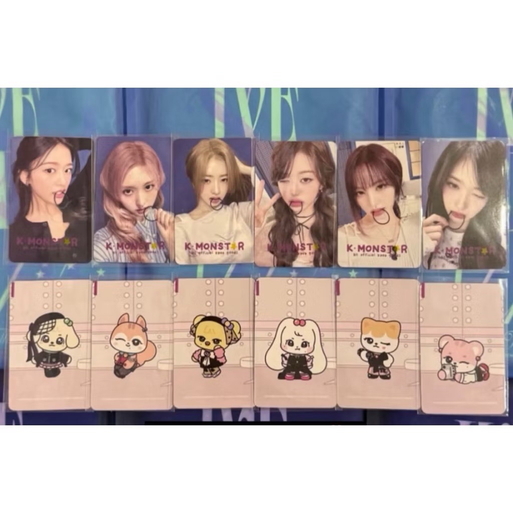 IVE迷4 Secret 台北簽售 台特特典小卡 KM簽售咬髮圈小卡一套6張 張員瑛安兪真秋天直井怜栗子李瑞