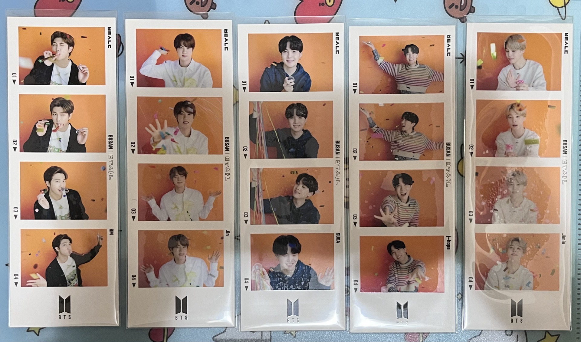 防彈人生四格卡 整圖售