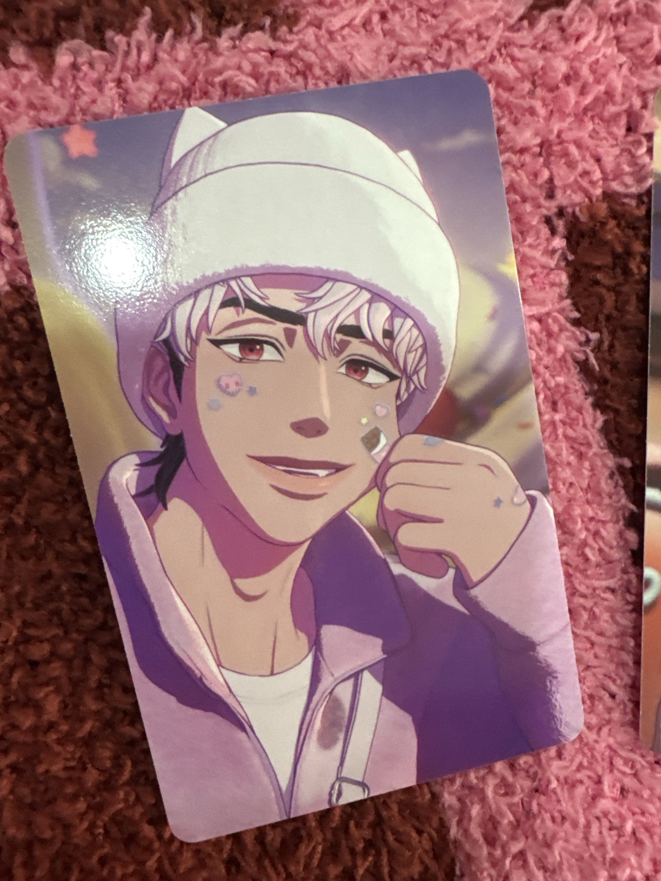 可被綁）銀虎捏臉卡