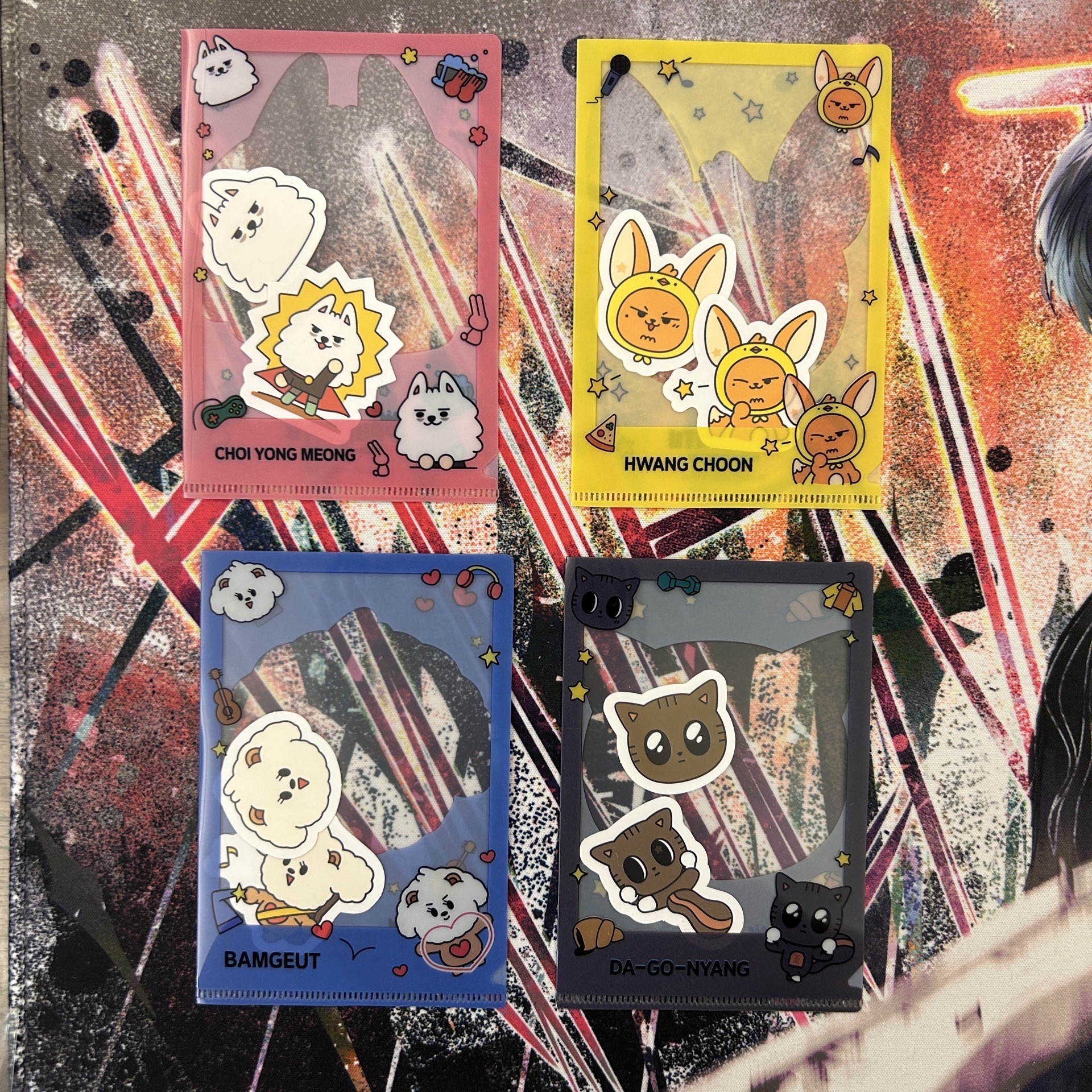 角巴兔 迷你資料夾+貼紙set