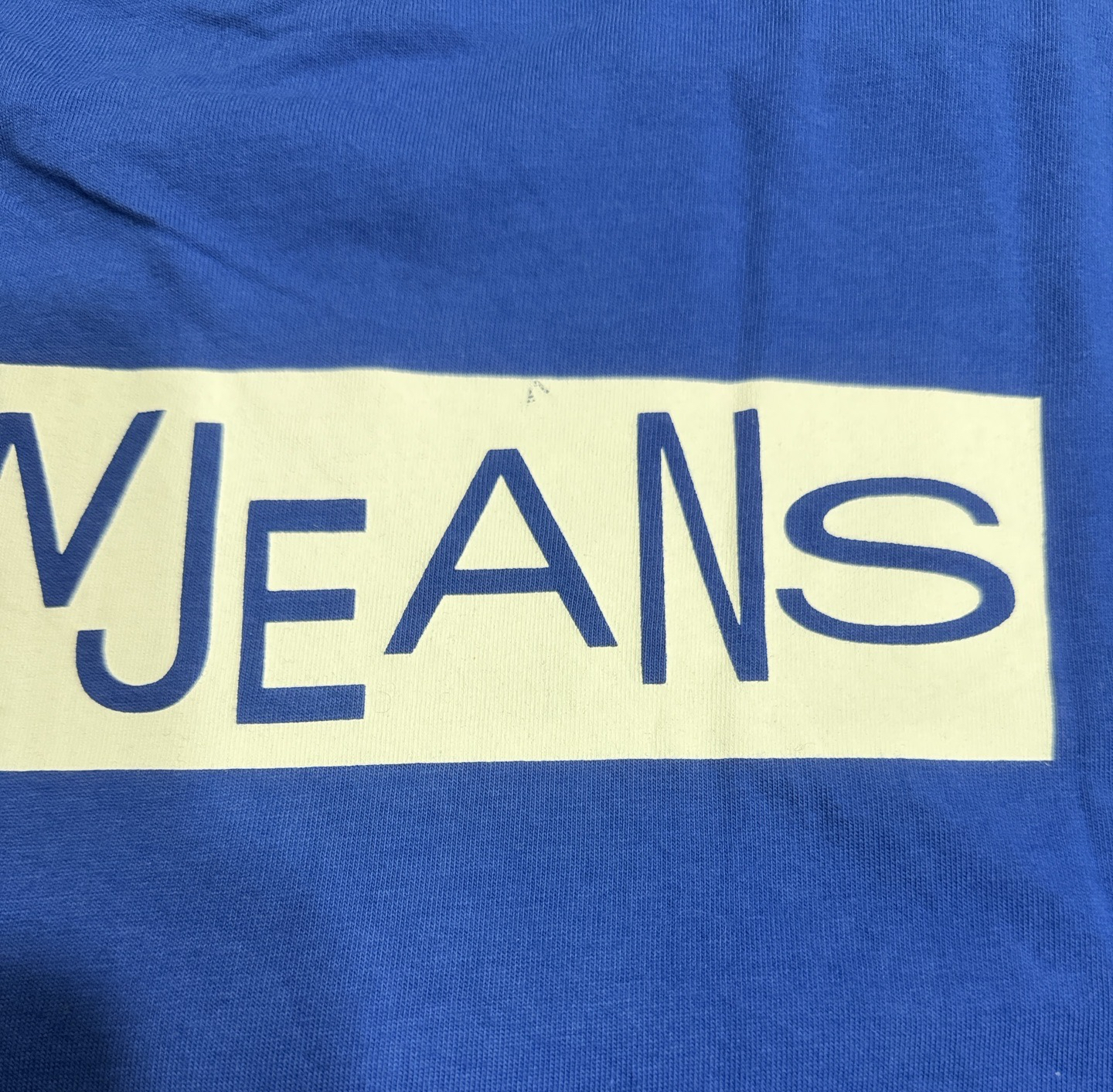 NewJeans tokki藍色T恤 L size