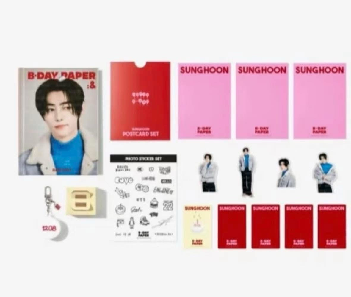 sunghoon成訓2024生日禮盒