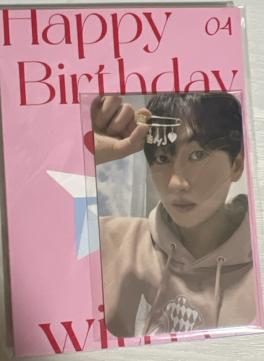 Super Junior 銀赫 生日週邊 小卡