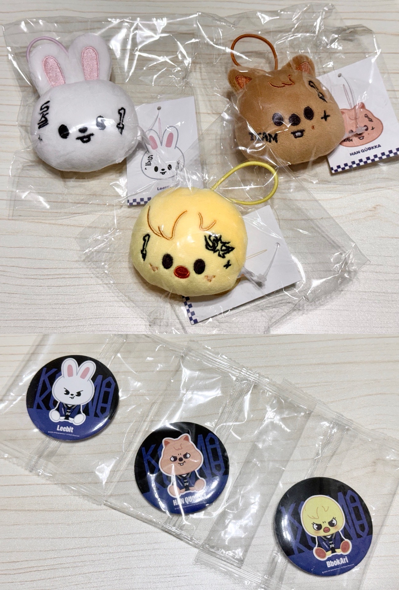 KARMA快閃店 大頭姓名牌吊飾+手拿鏡 旻/城/菲