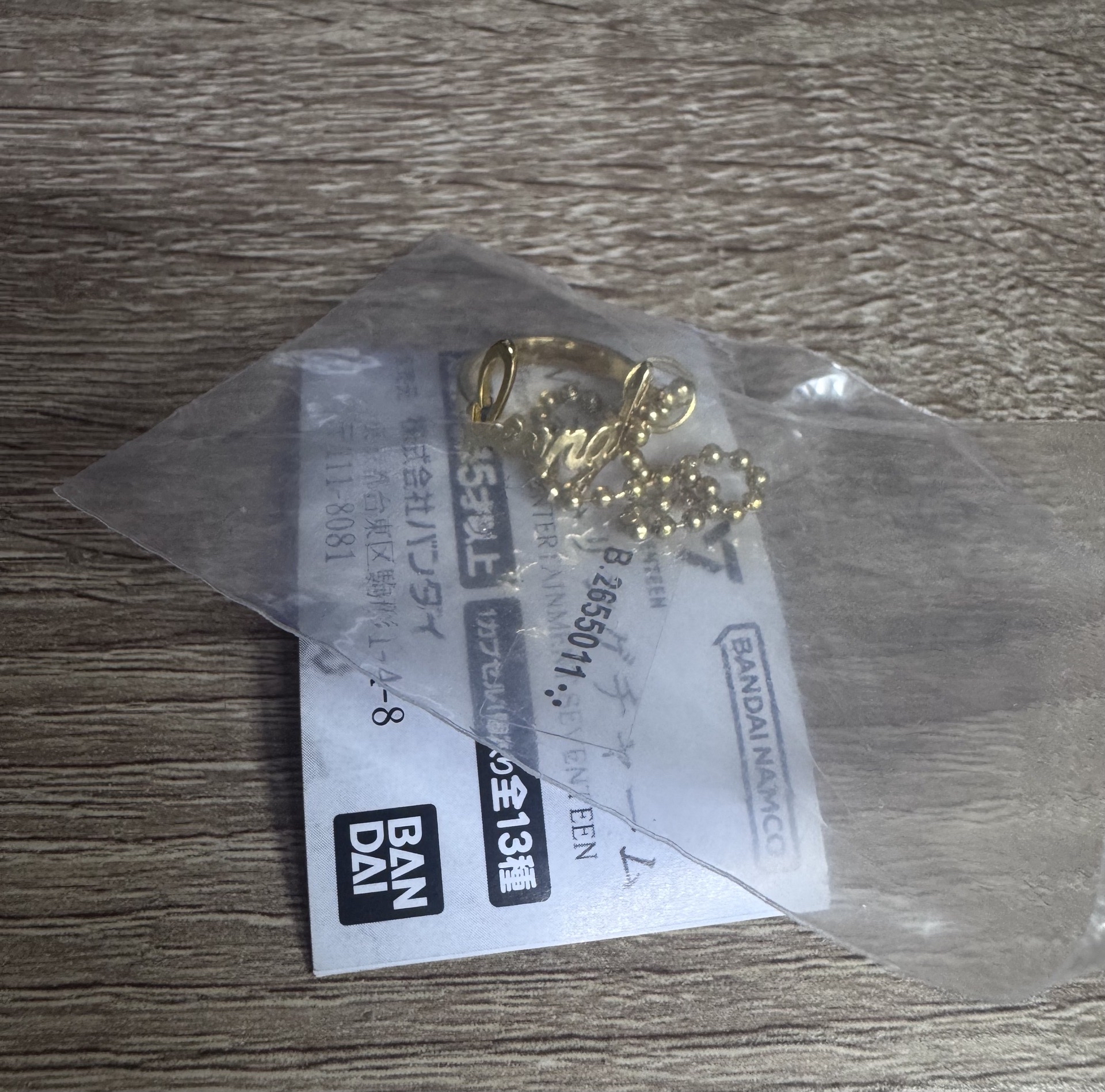 漢戒指吊飾扭蛋