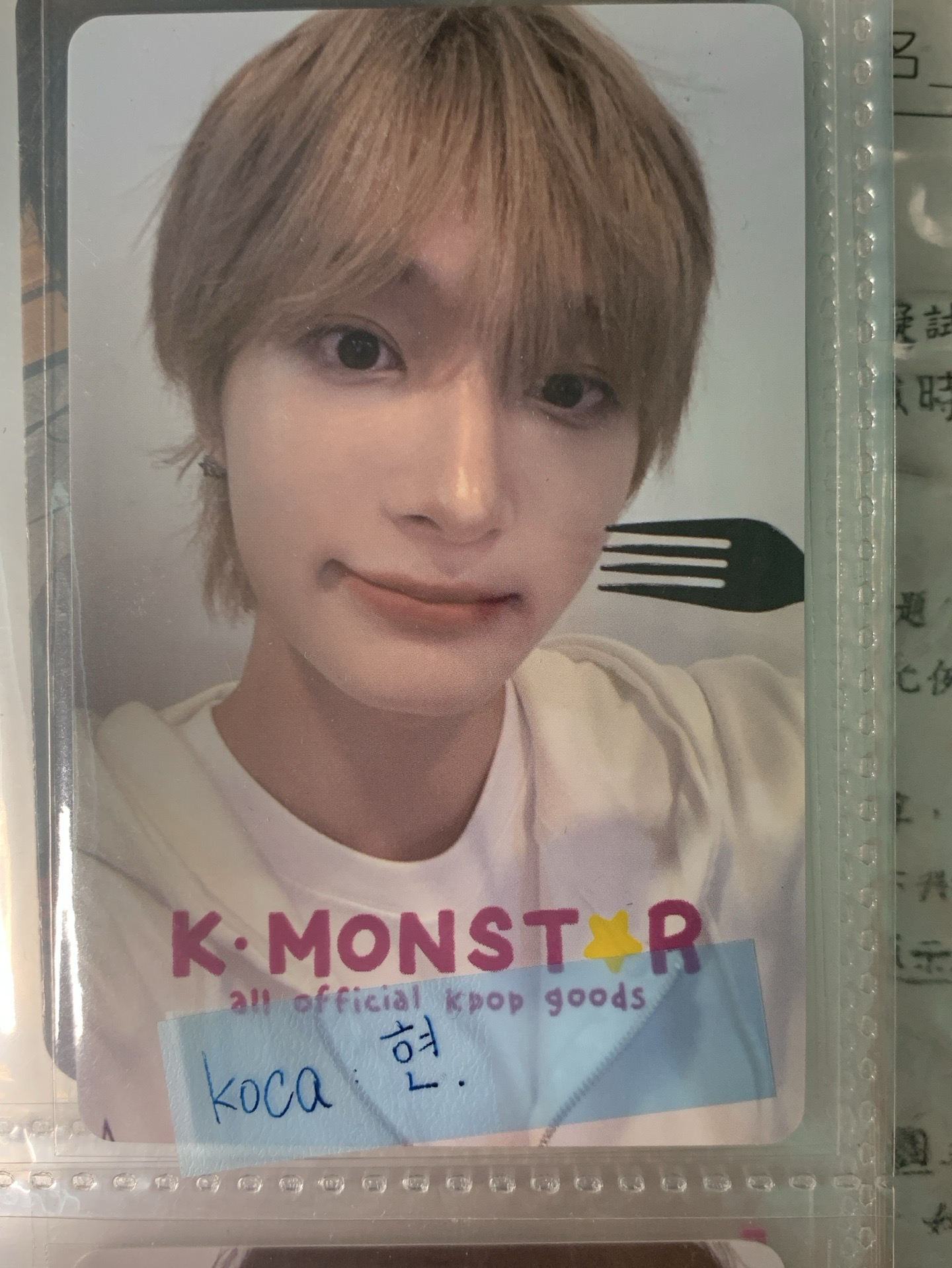 KickFlip 李東花 迷三 km 台北簽售 簽售卡 叉子ver.