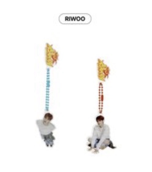 Riwoo仁川場週吊飾（藍）