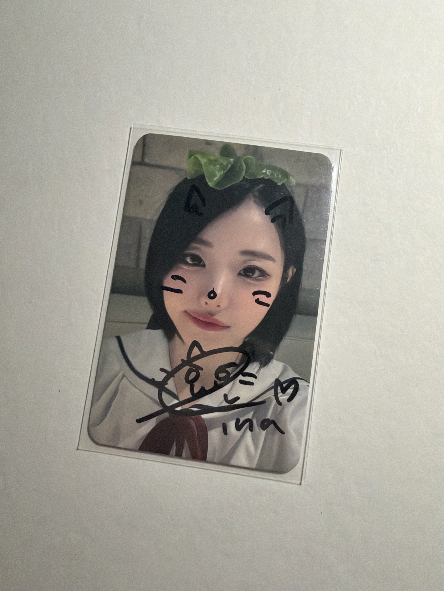 QWER Hina 中簽簽卡