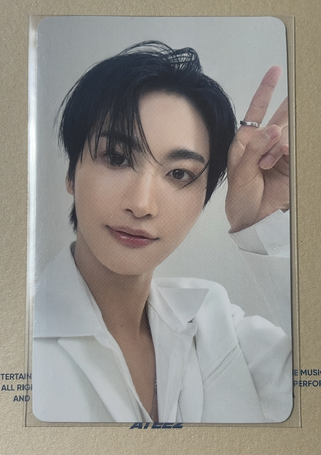 Ashes to Light ATEEZ JP FC 特典卡 星化