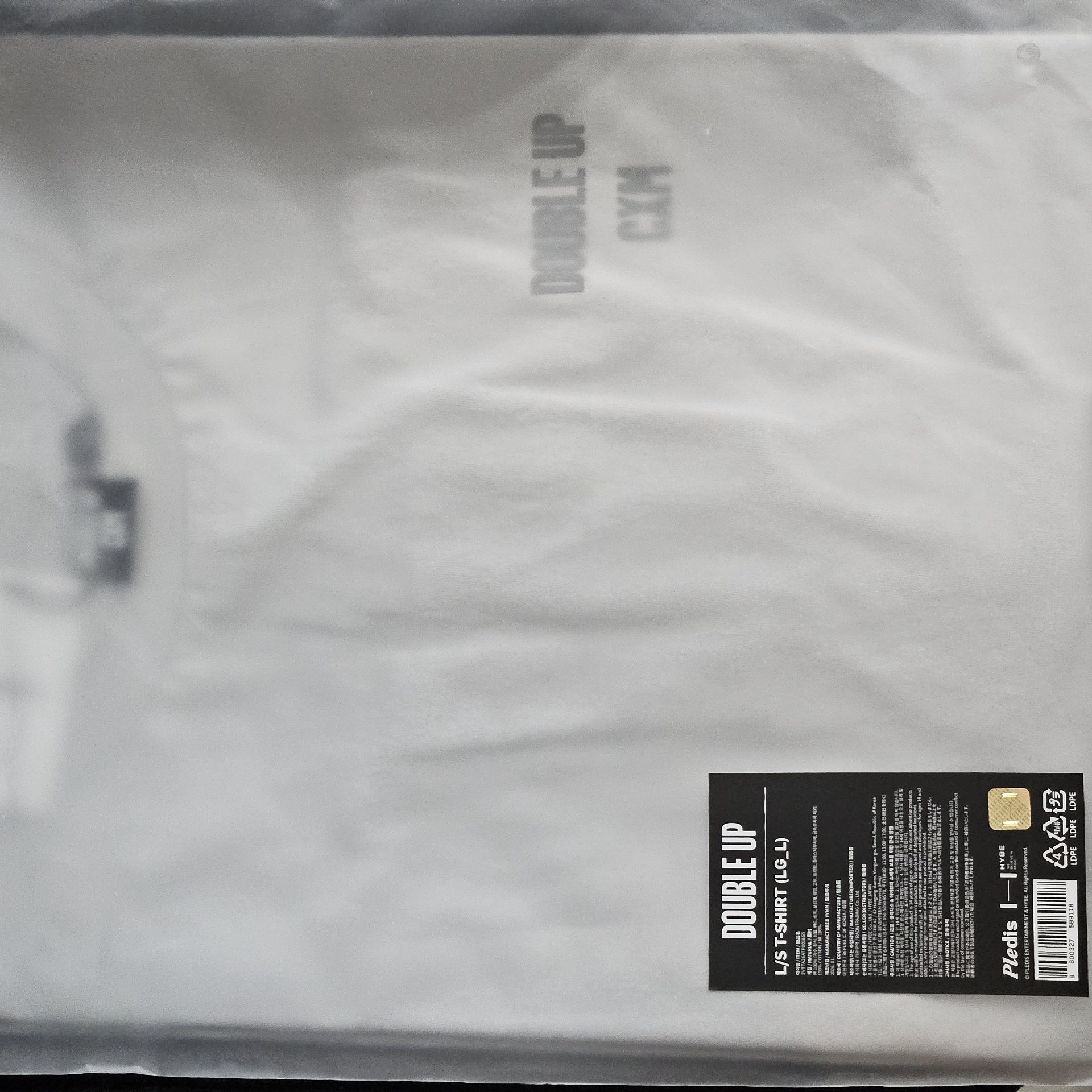 CXM LIVE PARTY 灰長T L號 全新未拆