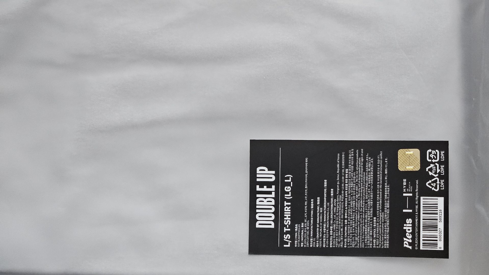 CXM LIVE PARTY 灰長T L號 全新未拆